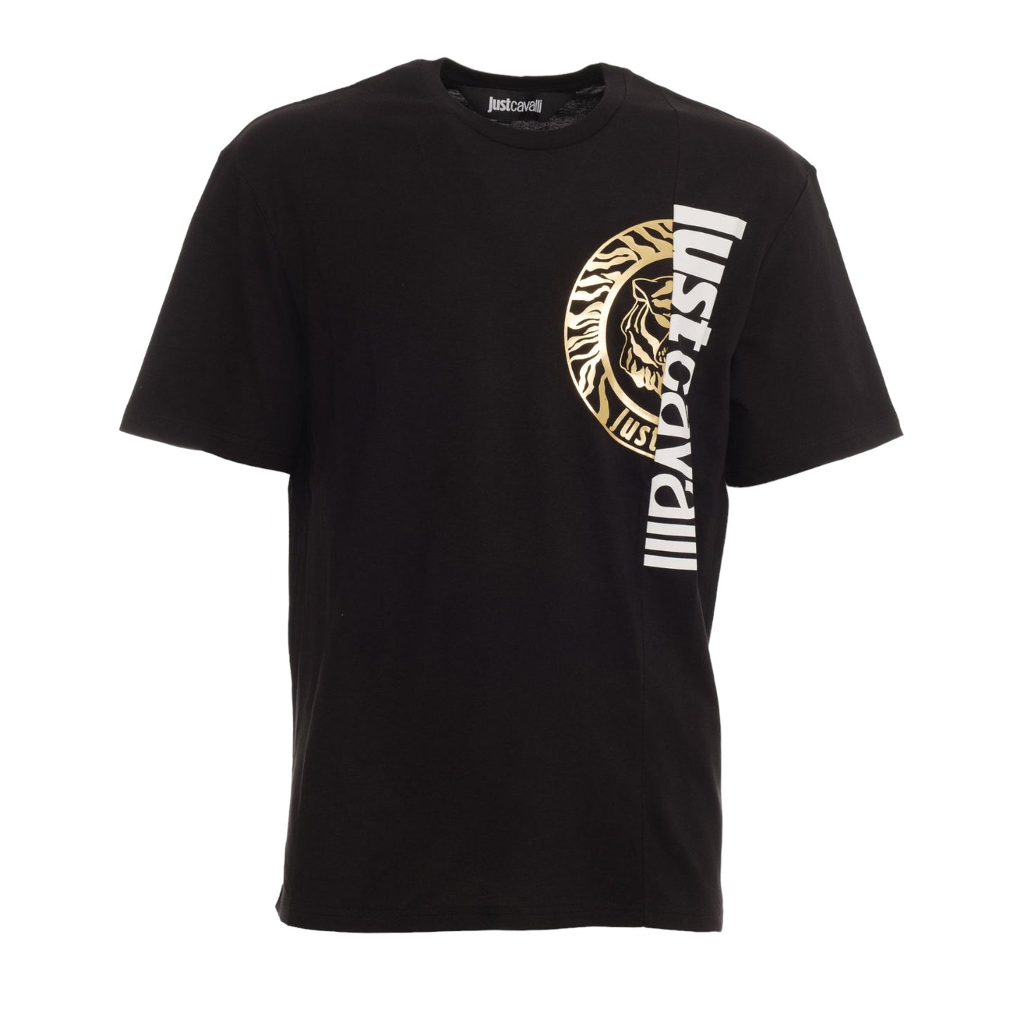 T-Shirt Manica Corta Uomo Just Cavalli 74Mm600 R T Round Split Logo 74OBHF05CJ200