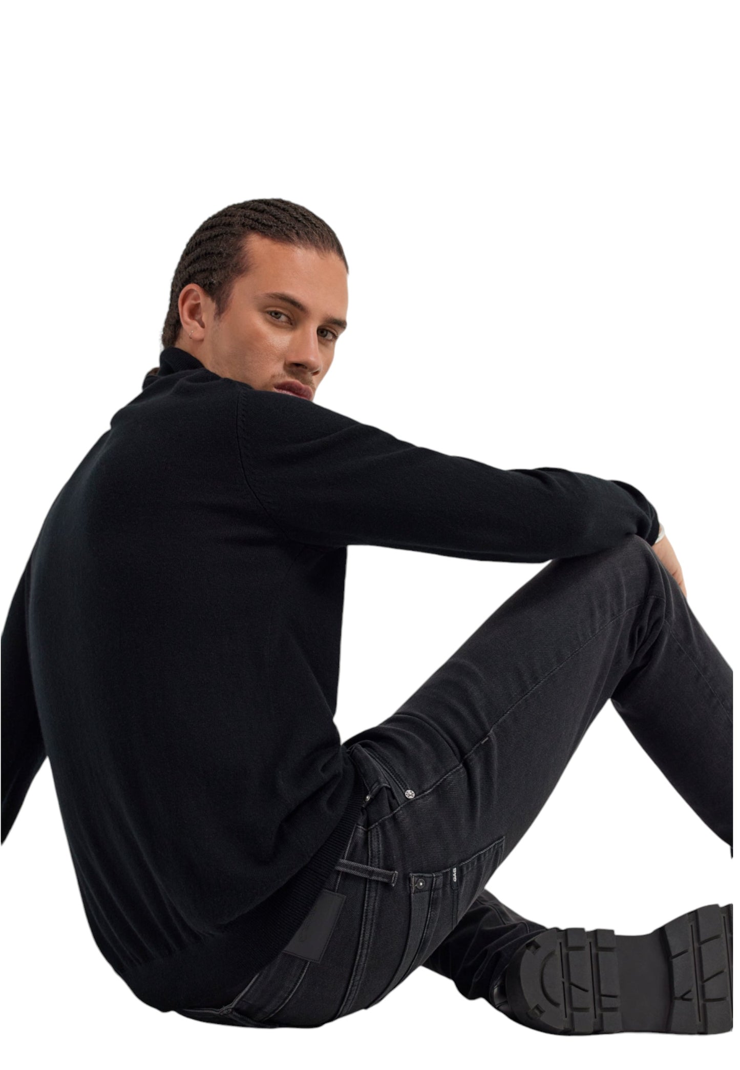 Jeans Uomo Gas Skinny Fit Sax Zip Plus 351598021138