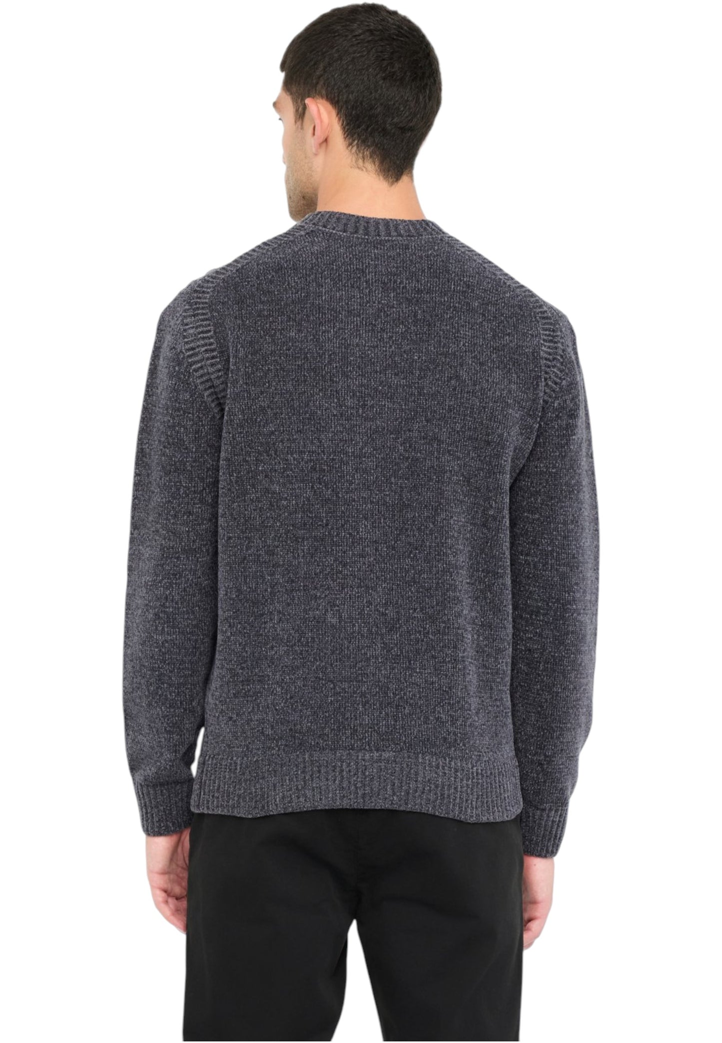 Maglione A Girocollo Uomo Liu Jo In Ciniglia QXX060MA29P