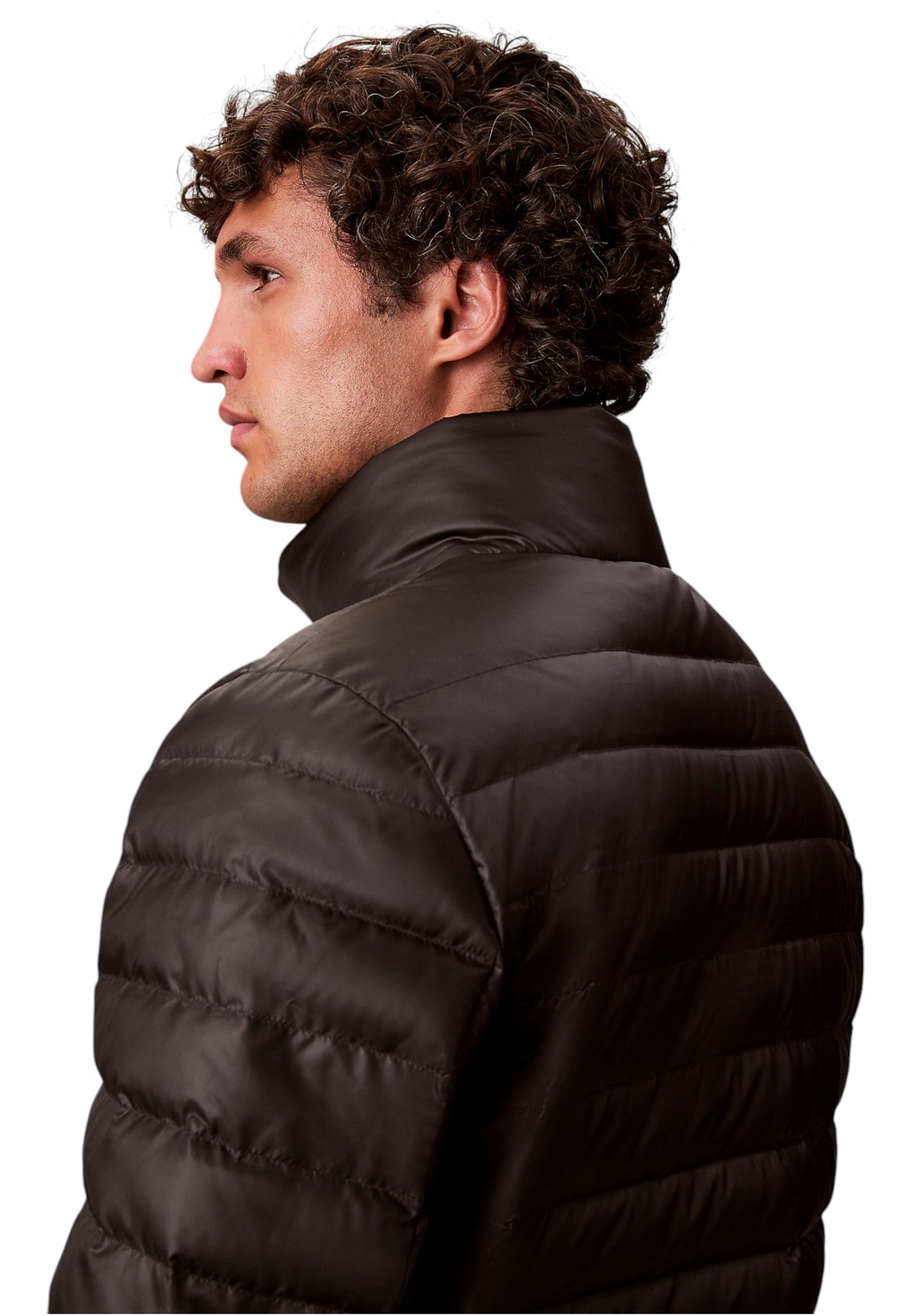 Piumino Corto Uomo Calvin klein Leggero Nylon Channeled LV04LC506G