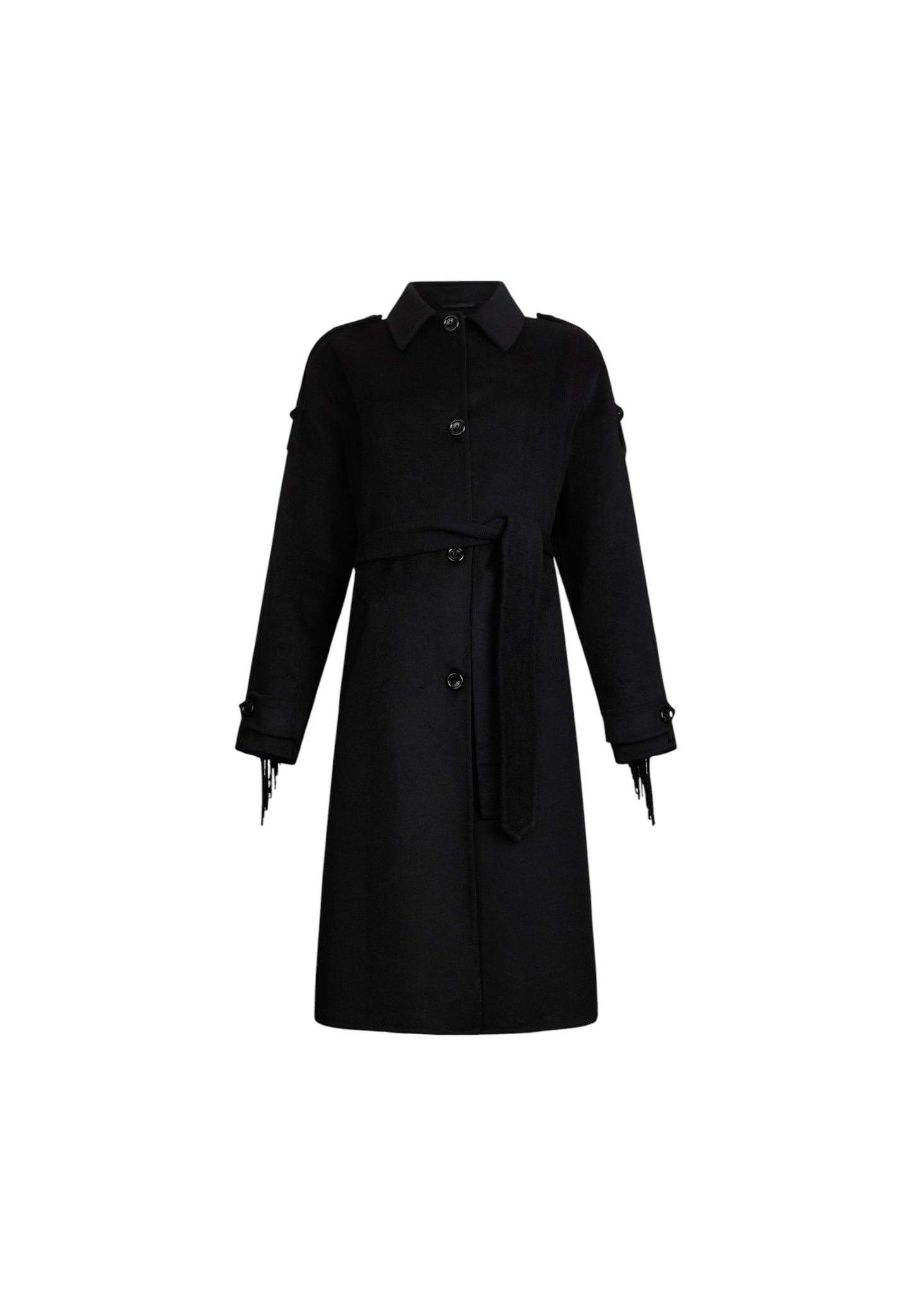 Cappotto Trench Donna Liu Jo Con Frange CF5058T4627
