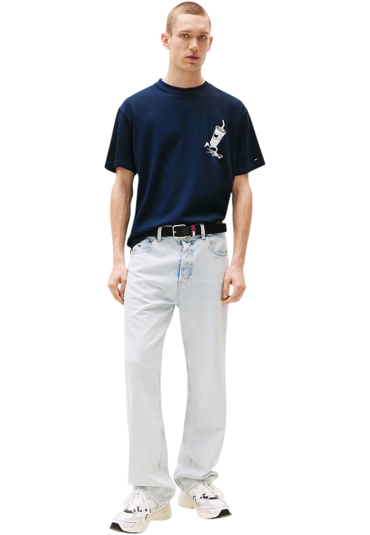 T-Shirt Manica Corta Uomo Tommy Jeans Tjm Relaxed Skater Back DM0DM21830