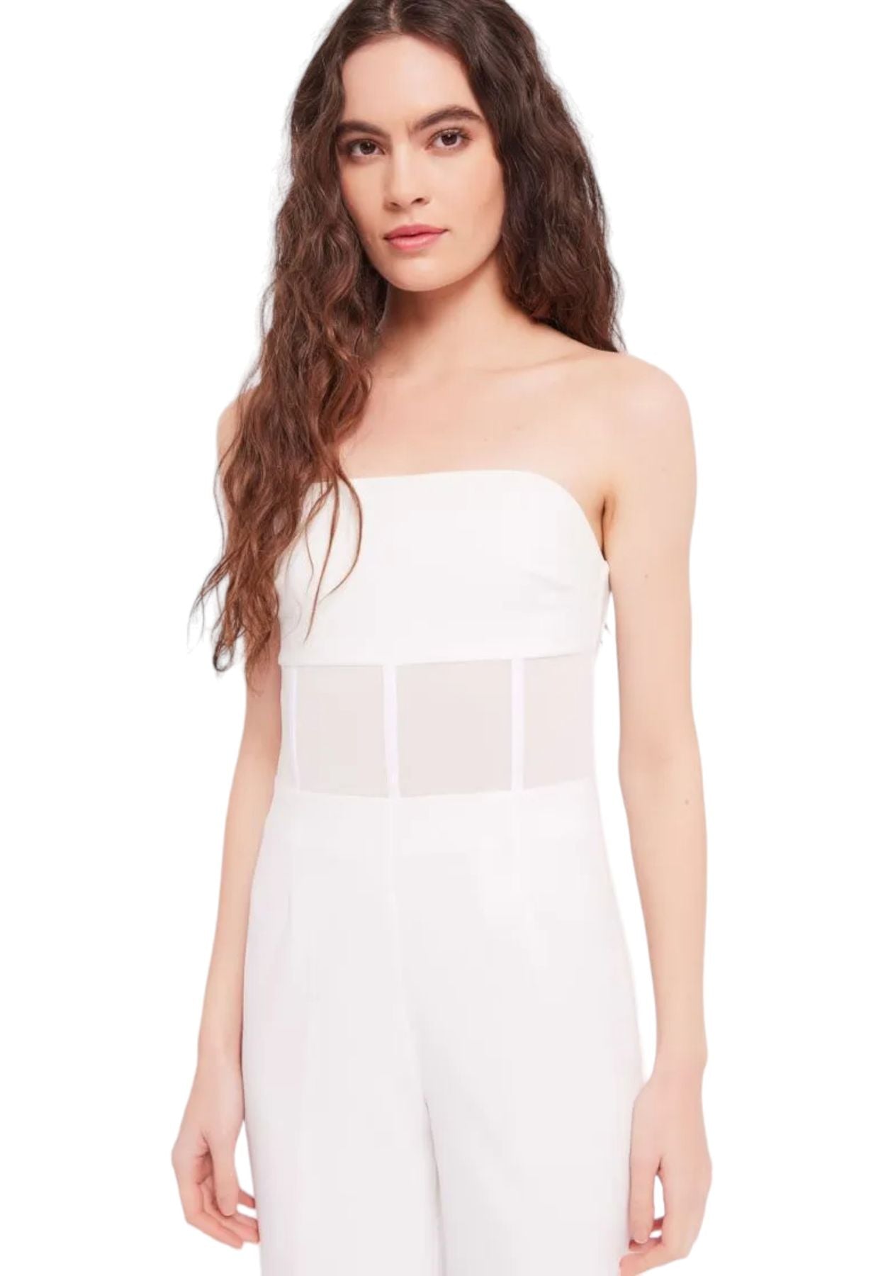 Tuta Jumpsuit Senza Maniche Donna Denny Rose Con Pantalone 411DD25017