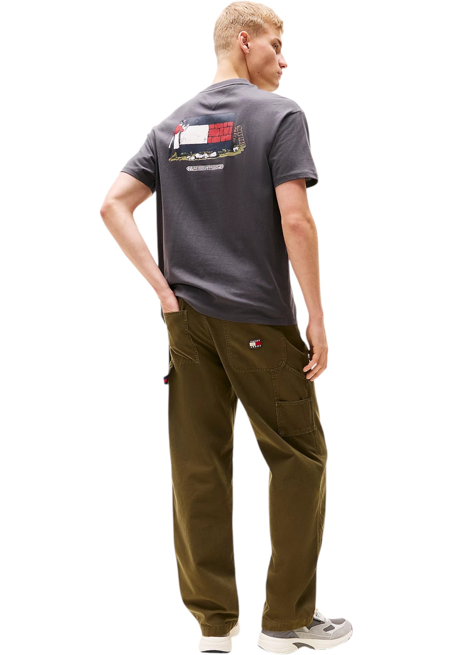 T-Shirt Manica Corta Uomo Tommy Jeans  Tjm Rlx Novelty 1