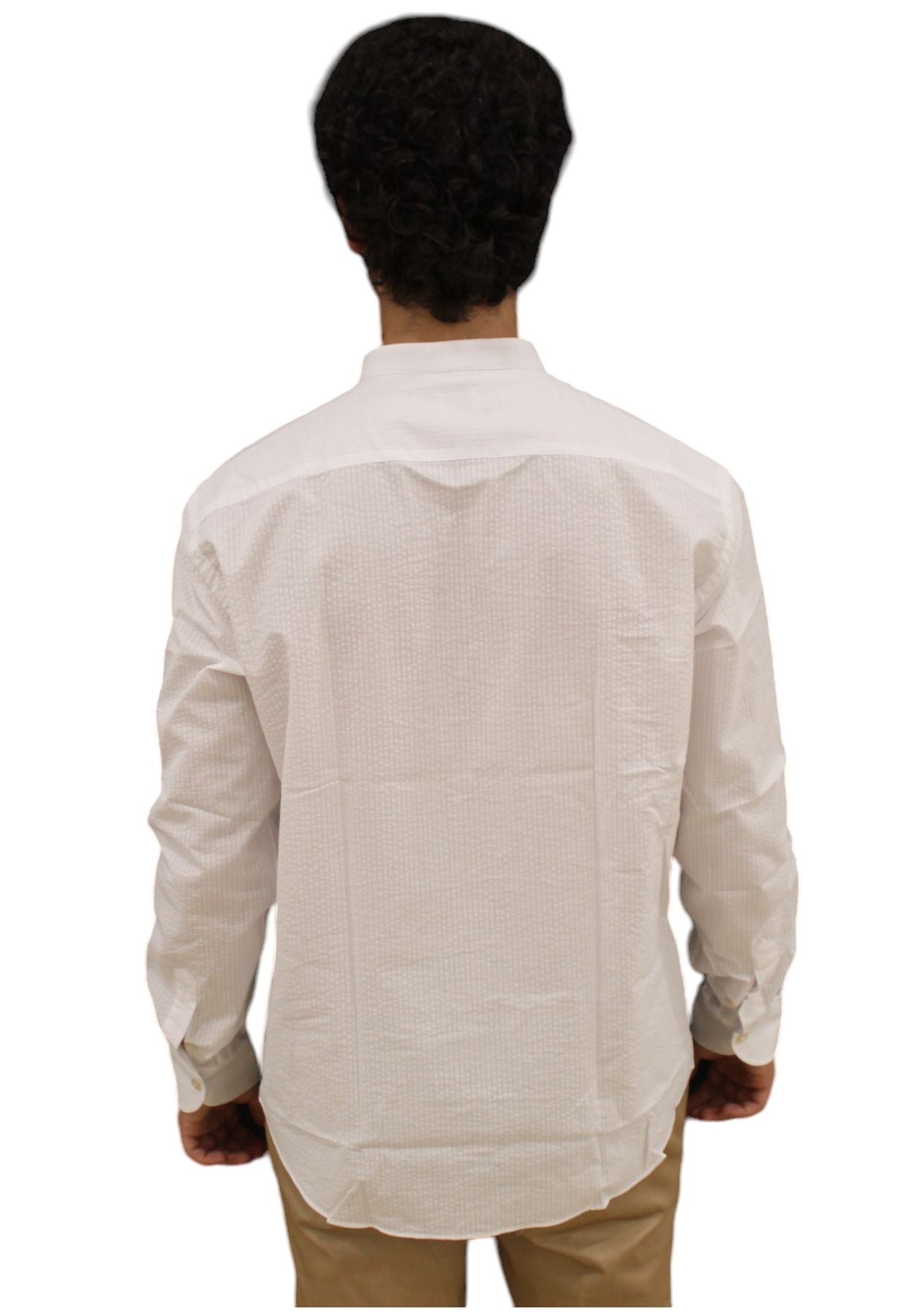 Camicia Manica lunga Uomo QB24 Collo Coreana CFC0114985003