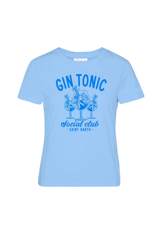 T-Shirt Manica Corta Donna Mc2 Saint Barth Gin Tonic Social Club Emilie EMI0001
