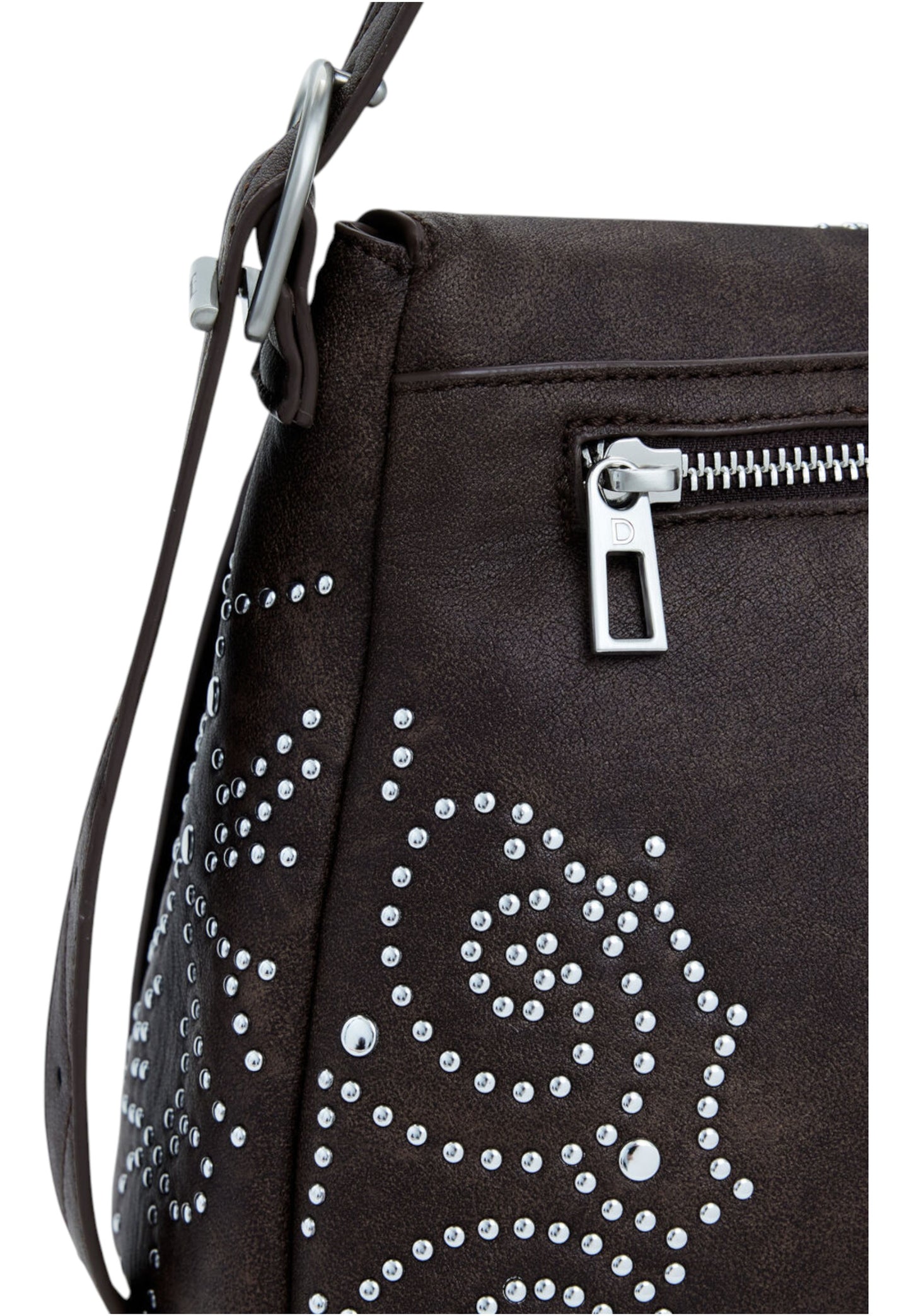 Borsa A Tracolla Donna Desigual Poker Face Posadas Mini 2.0 Choco 25WAXP34