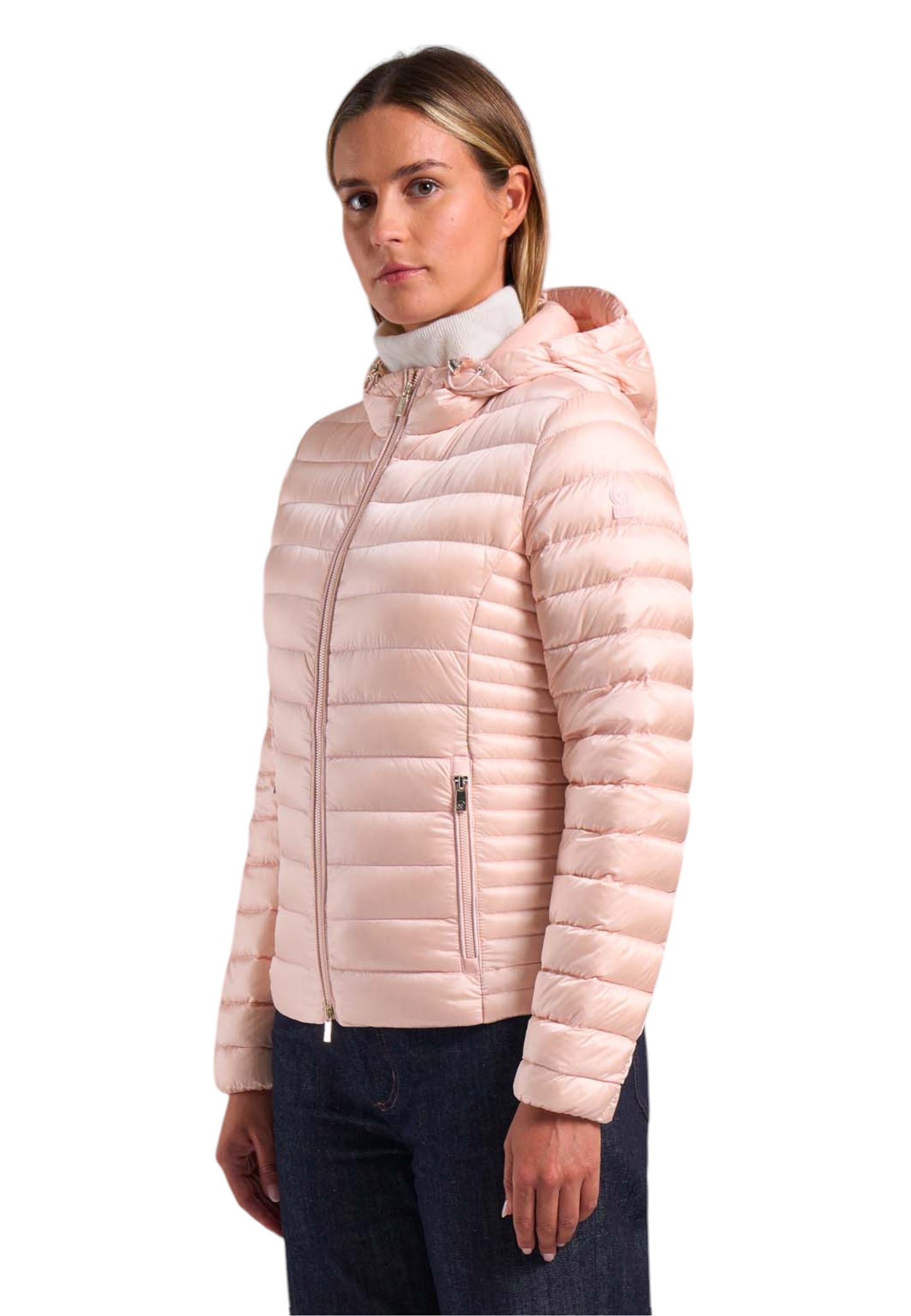 Piumino Corto Donna Ciesse Piumini 800Fp Vera Piuma Con Cappuccio Aghata 233CFWJ02098N1C10D
