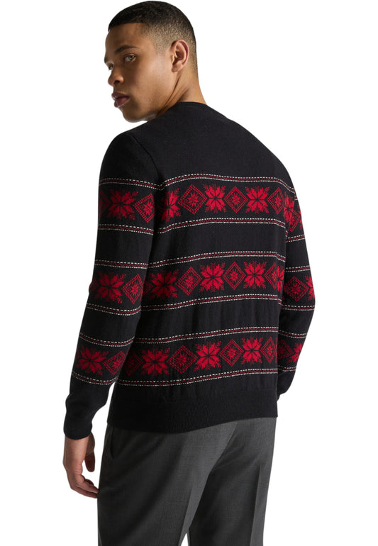 Maglione A Girocollo Uomo Harmont & Blaine Disegno Snow Flex  HRP809031111