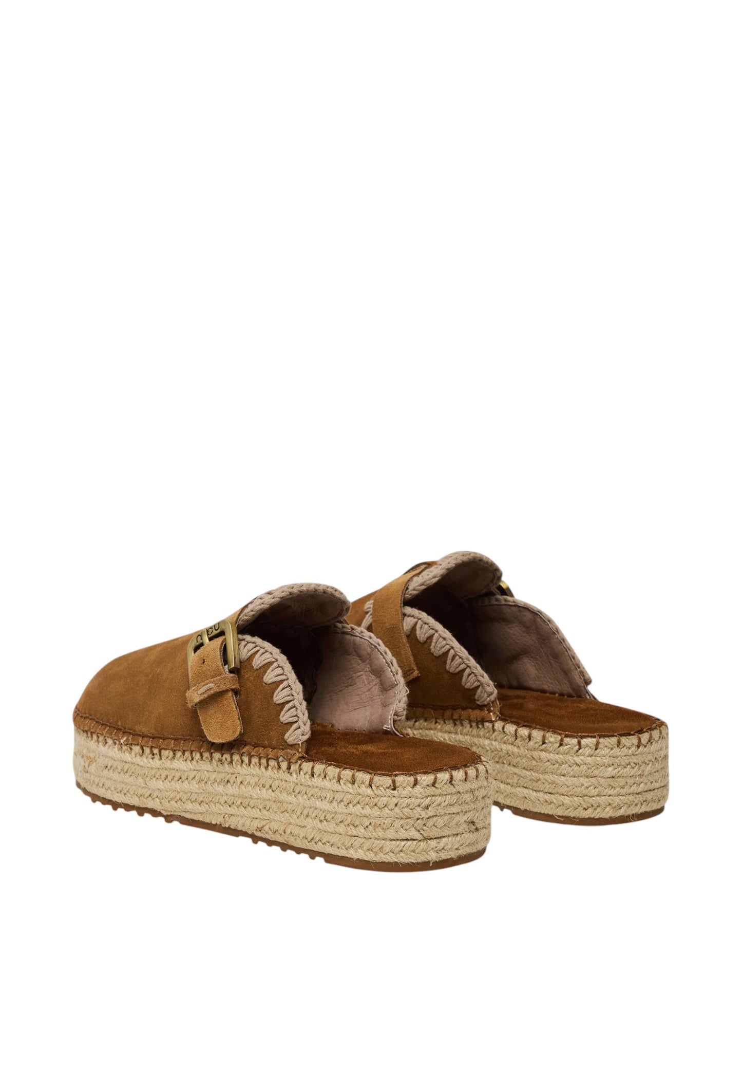 Sandali Donna Mou Jute clog plain suede