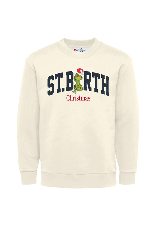 Felpa A Girocollo Uomo Mc2 Saint Barth Sb Grinch Emb Soho N SOH0004