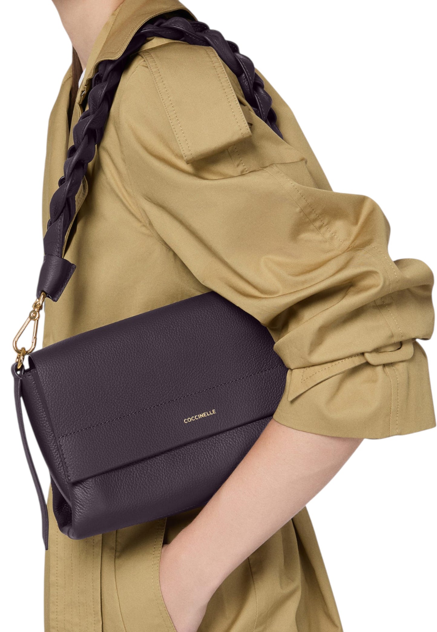Borsa A Spalla Donna Coccinelle Boheme Grana Double E1M50120101