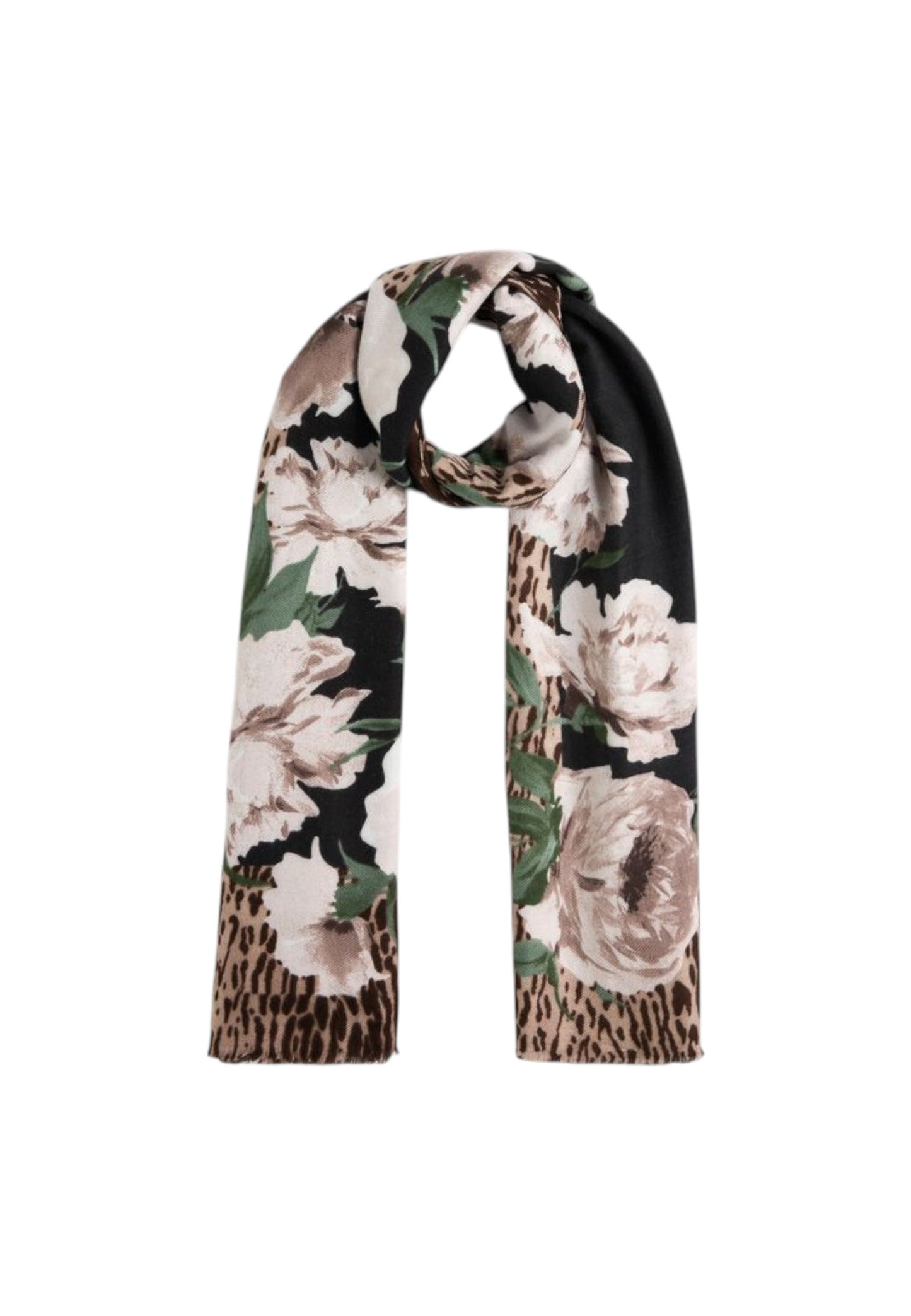 Sciarpa Donna Liu Jo Flower Animalier 70X180 2F5077T0300