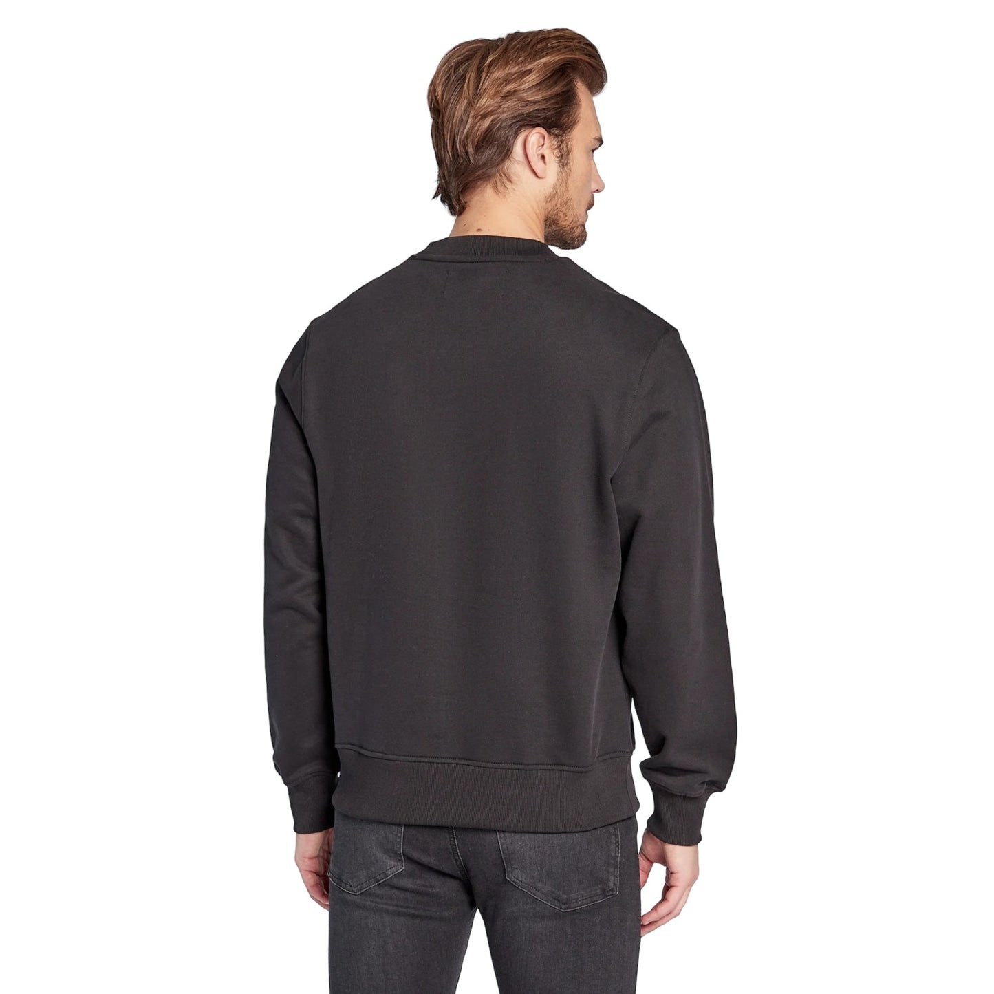 Felpa A Girocollo Uomo Calvin klein Jeans Micro Monologo J30J322534