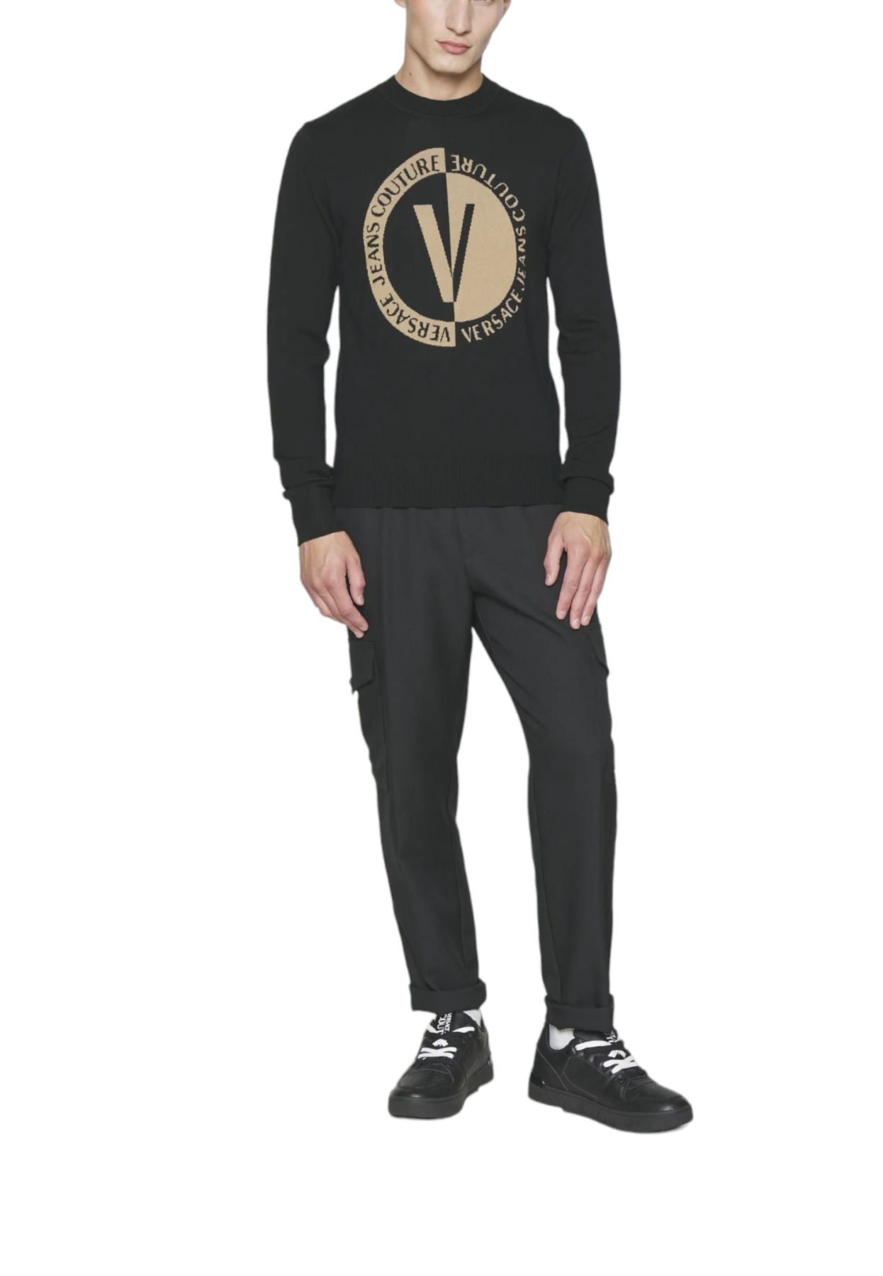 Maglione A Girocollo Uomo Versace Jeans Couture   75GAFM02CM16H