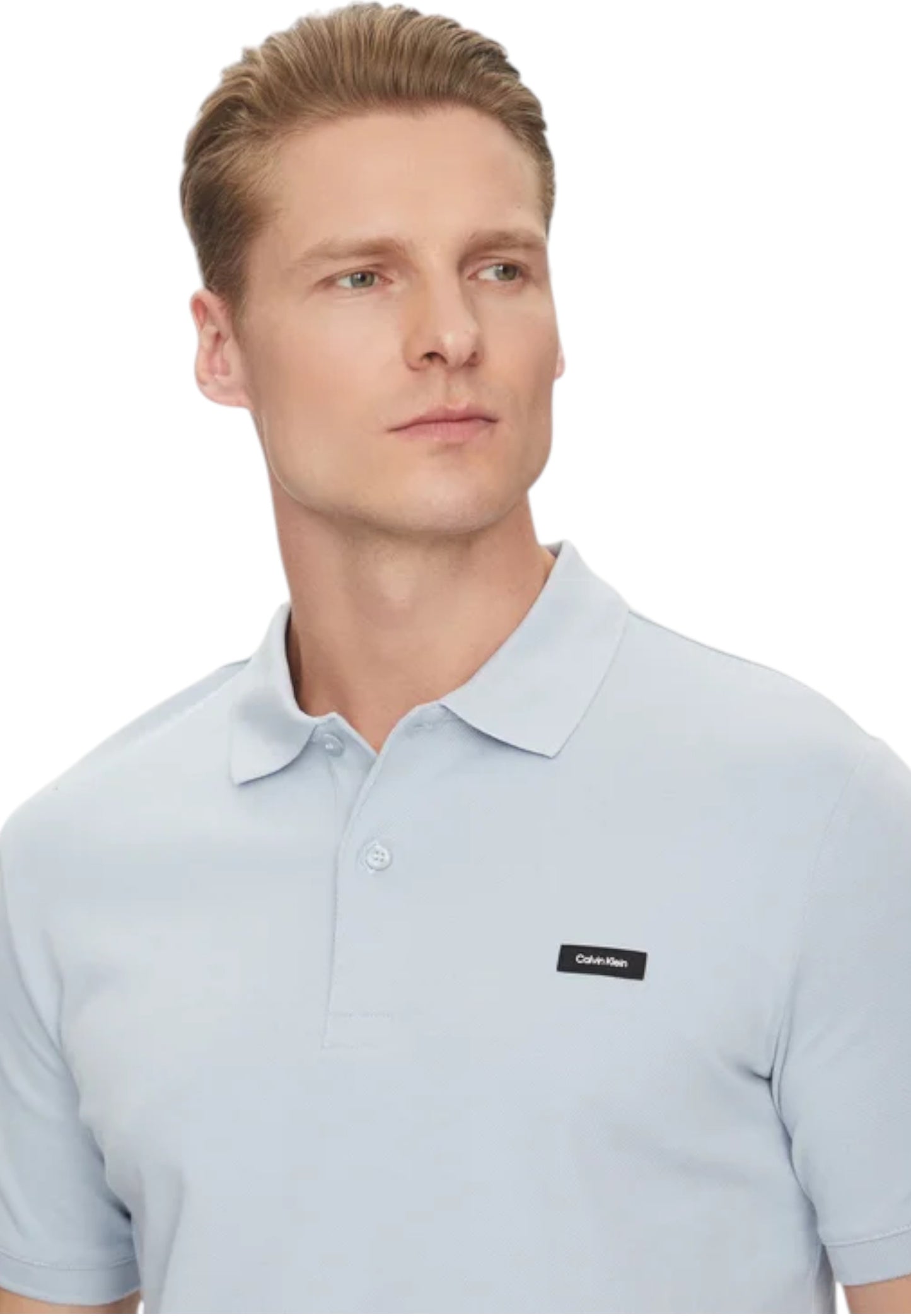 Polo Manica Corta Uomo Calvin klein  Stretch Pique Slim