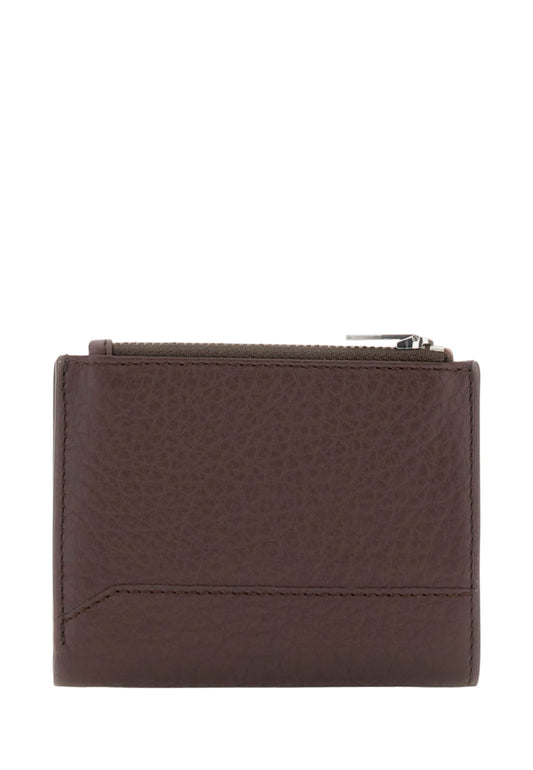 Portacarte  Uomo Guess Bifold Top Zip Torino SMBAGRLEA03