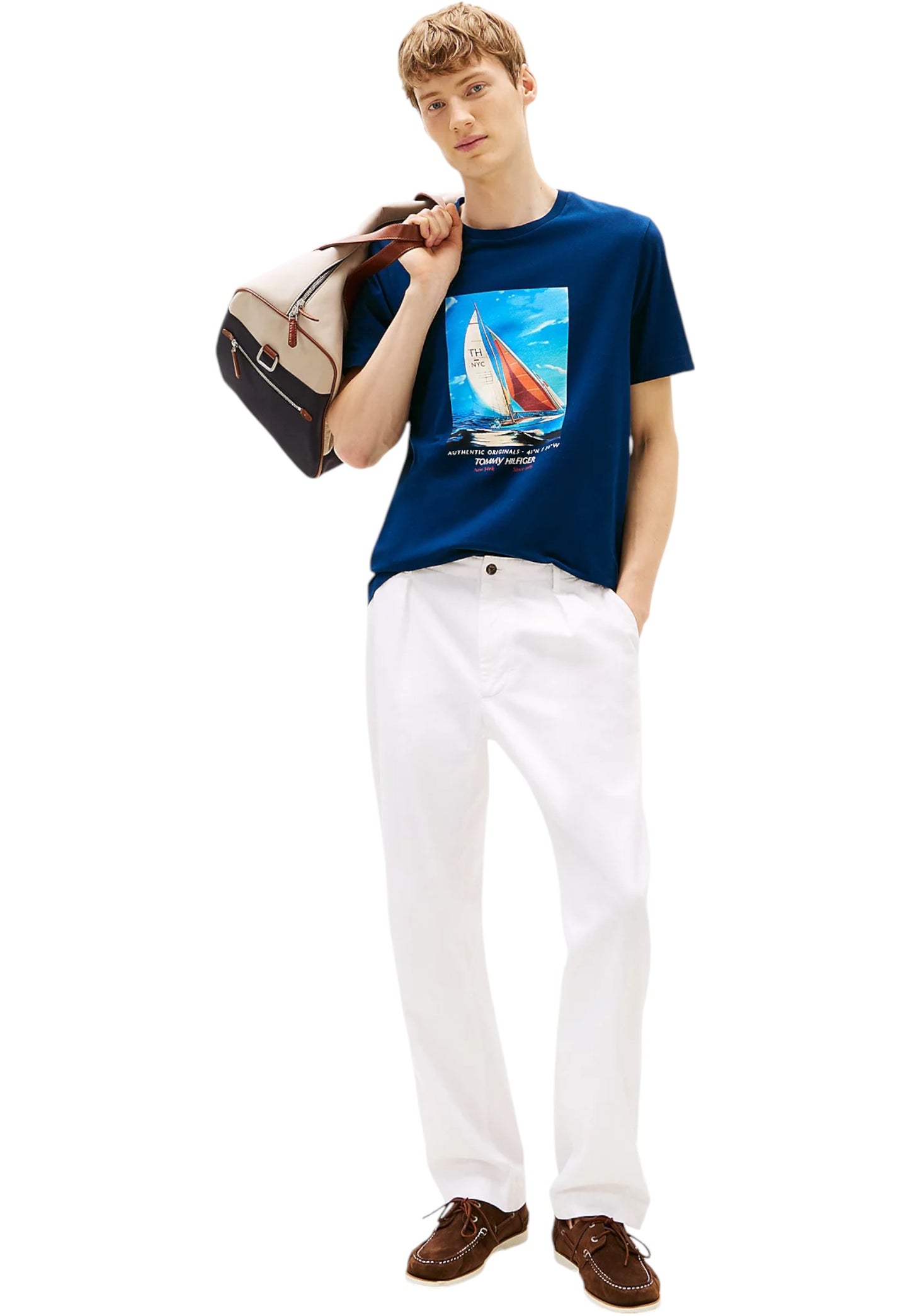 T-Shirt Manica Corta Uomo Tommy Hilfiger  Hilfiger Color Photo