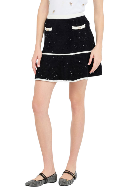 Gonna Corta Donna Liu Jo In Maglia  CF5133MS18F