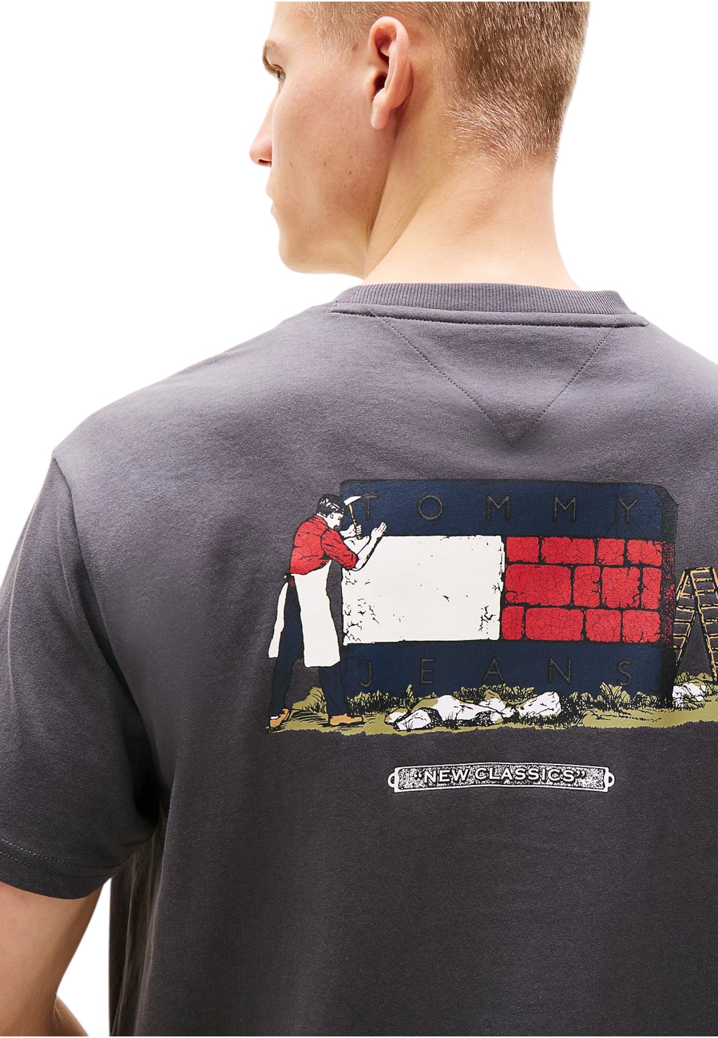 T-Shirt Manica Corta Uomo Tommy Jeans  Tjm Rlx Novelty 1