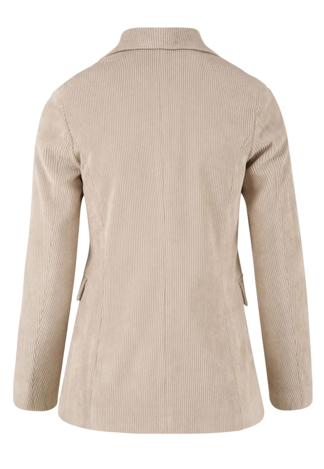 Abito Completo Donna White Wise Tailleur Monopetto In Velluto A Coste WW18417