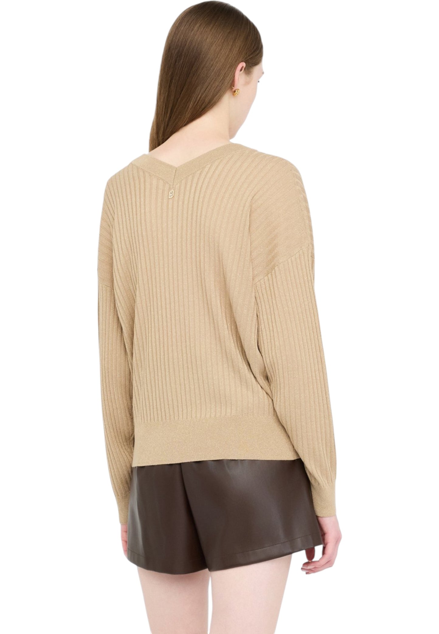 Maglione Scollo A V Donna Liu Jo MF5390MS46J