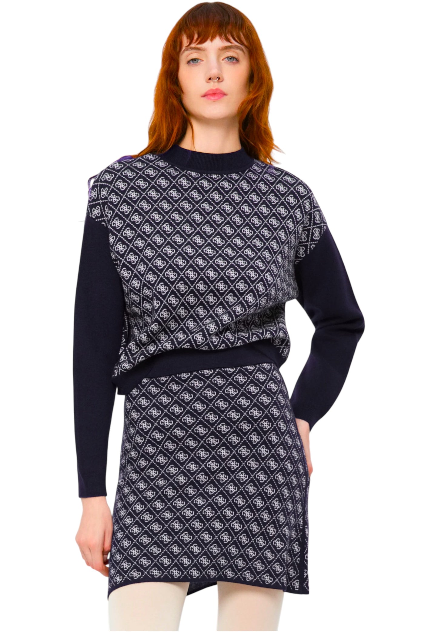 Maglione Collo Alto Donna Guess Aubrey 4G W5BR23Z3JD2
