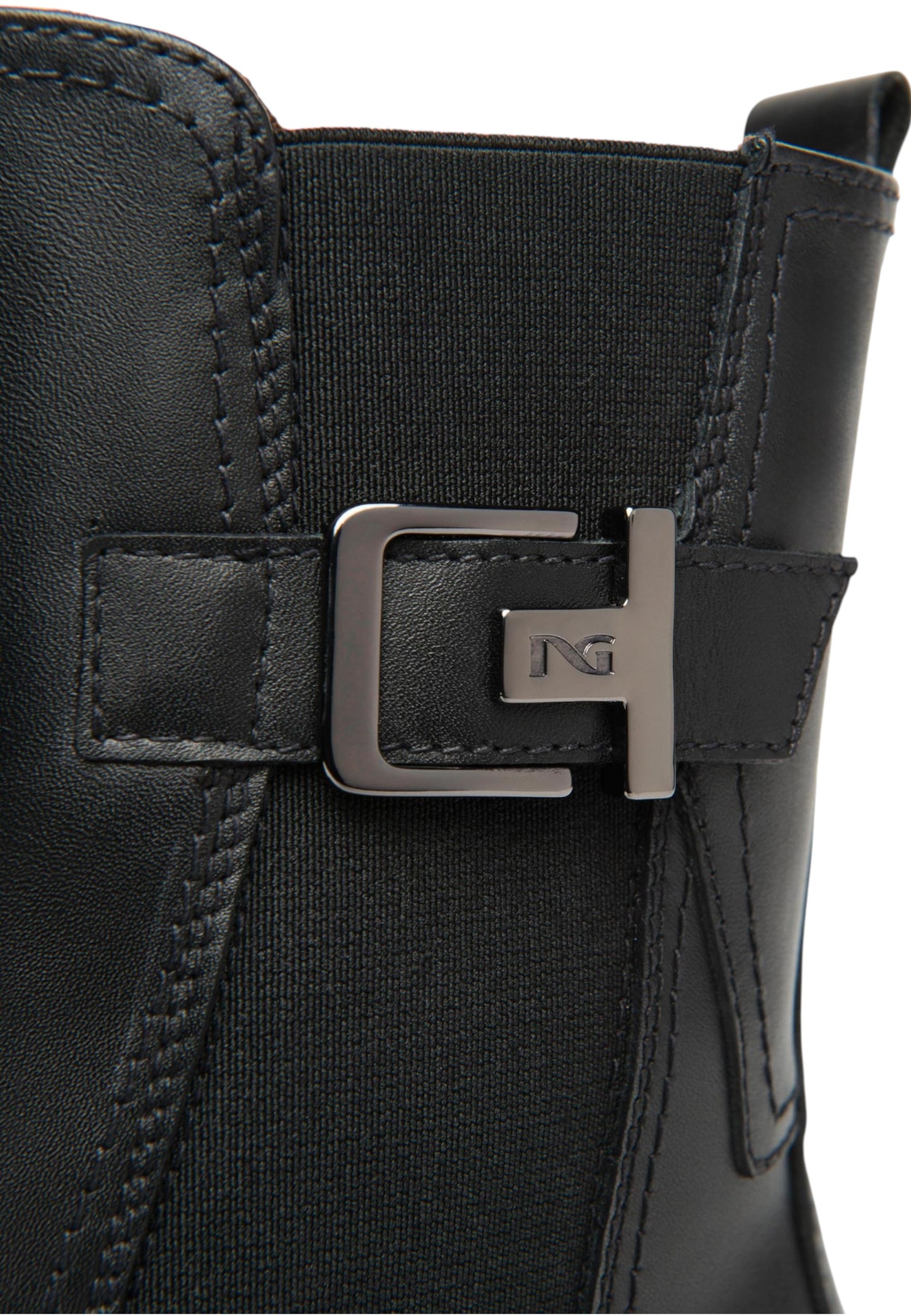 Stivaletti Chelsea Donna Nero Giardini Tacco 4 CM I514830D