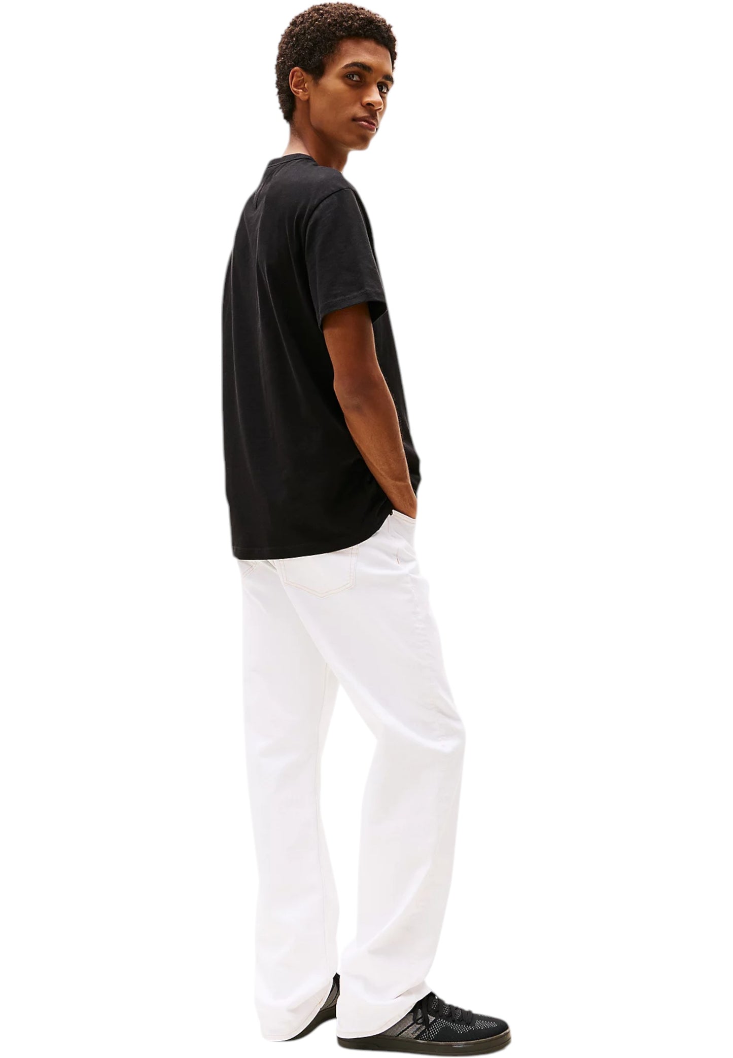T-Shirt Manica Corta Uomo Tommy Jeans Tjm Reg Badge Ex