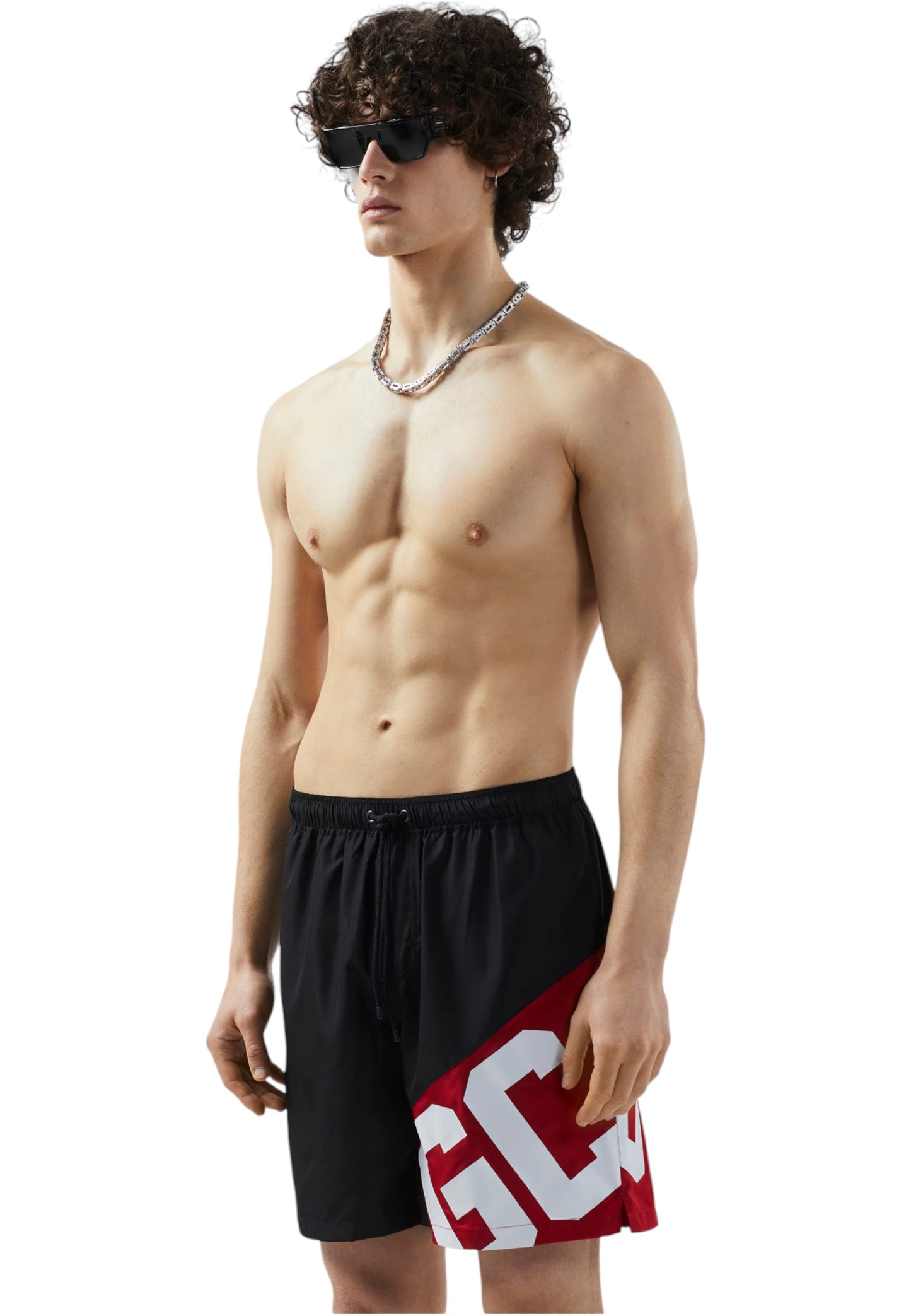 Costume da bagno Short Uomo Gcds  Essentials Band Logo Short