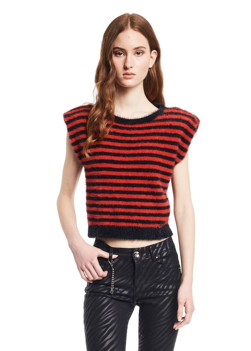 Maglione A Girocollo Donna Gaudi Senza Maniche 121BD53042
