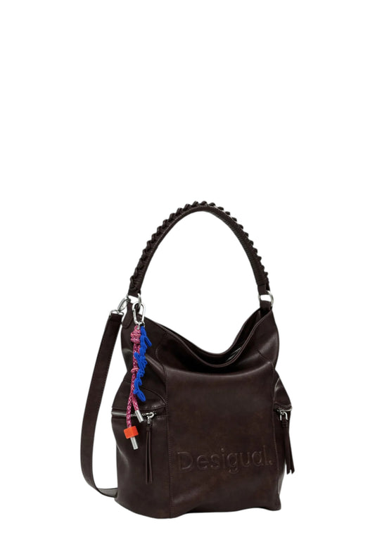 Zaino Donna Desigual Half Logo Arica Choco 25WAKP29