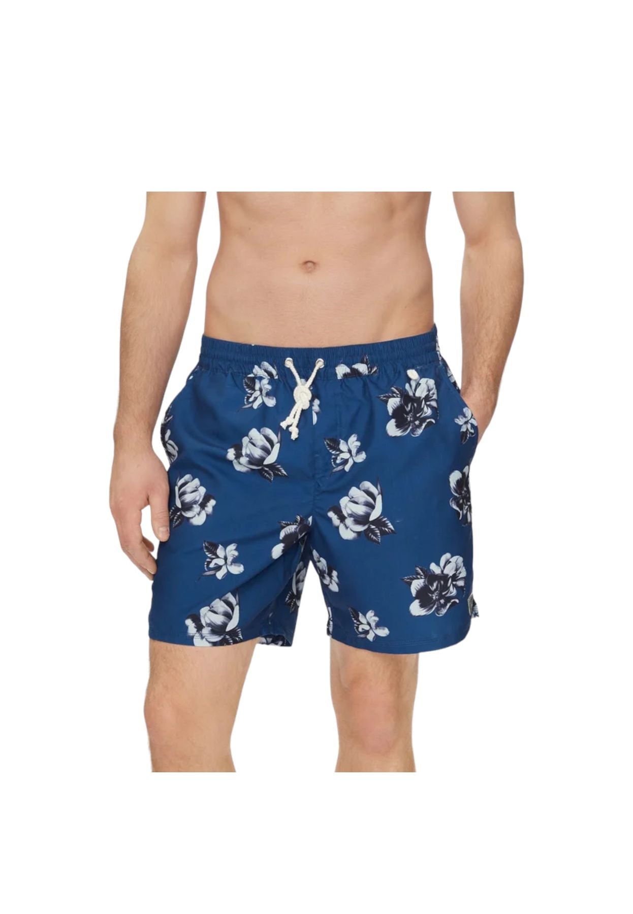 Costume da bagno Short Uomo Guess Swimtrunk Medium Flower Aop F4GT11WG2D2
