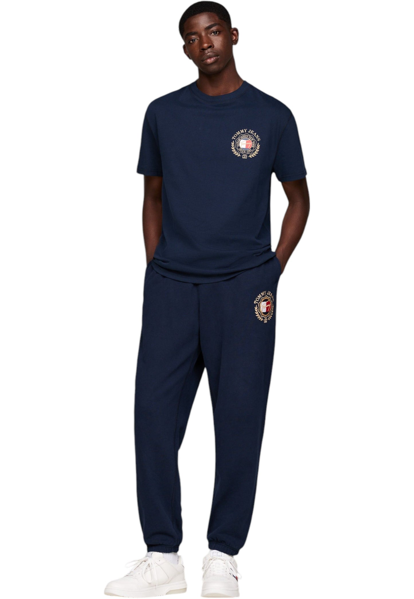 T-Shirt Manica Corta Uomo Tommy Jeans Tjm Reg Tommy Crest