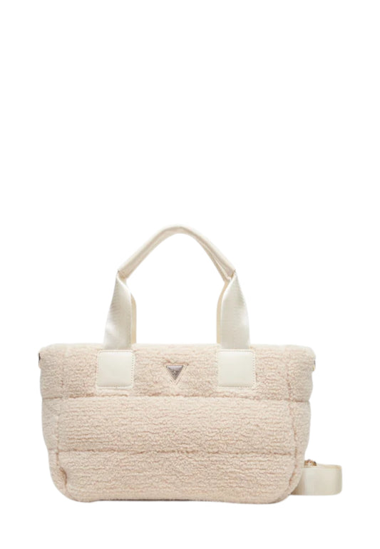 Borsa A Mano Donna Guess Mini Tote Bag Sherpa V5BZ15WF830