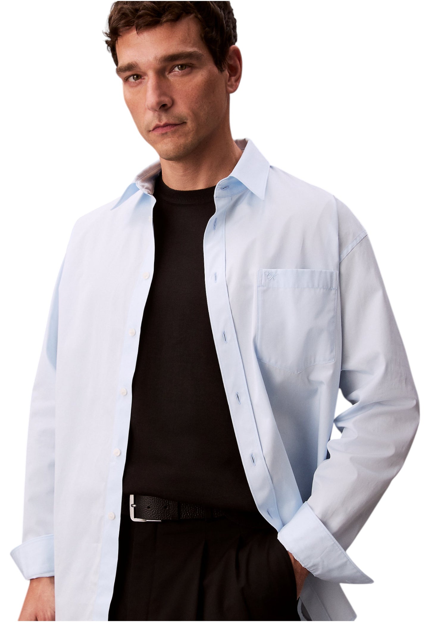 Polo Manica Corta Uomo Calvin klein In Maglia Supima Cotton LV04LC333G