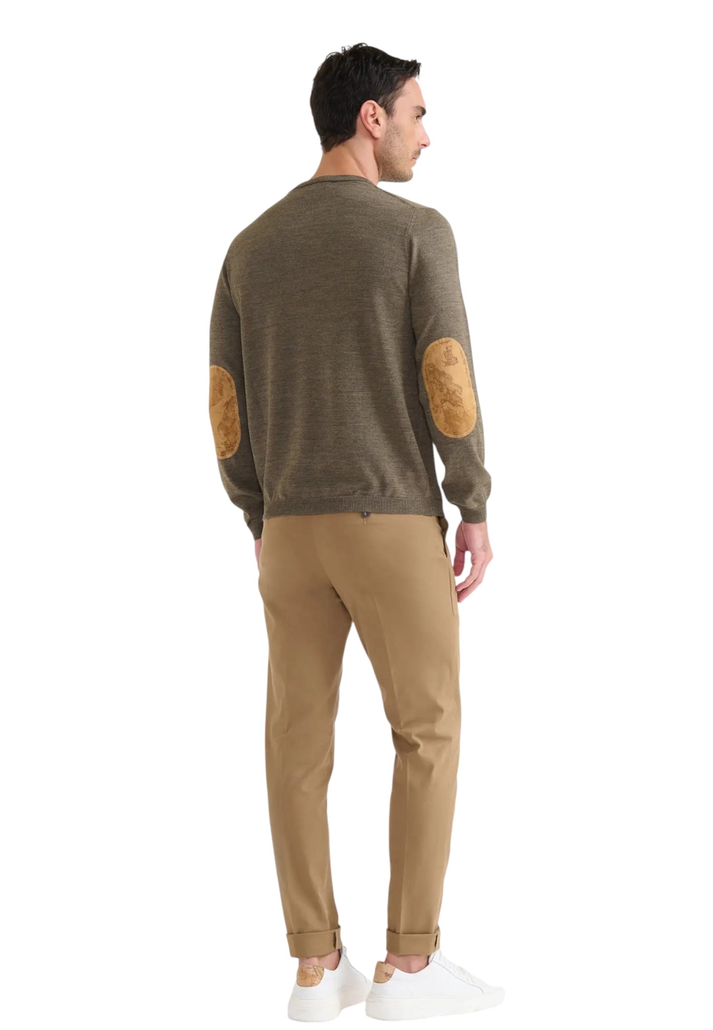 Maglione A Girocollo Uomo Alviero Martini Con Patch 25IU13501UI70