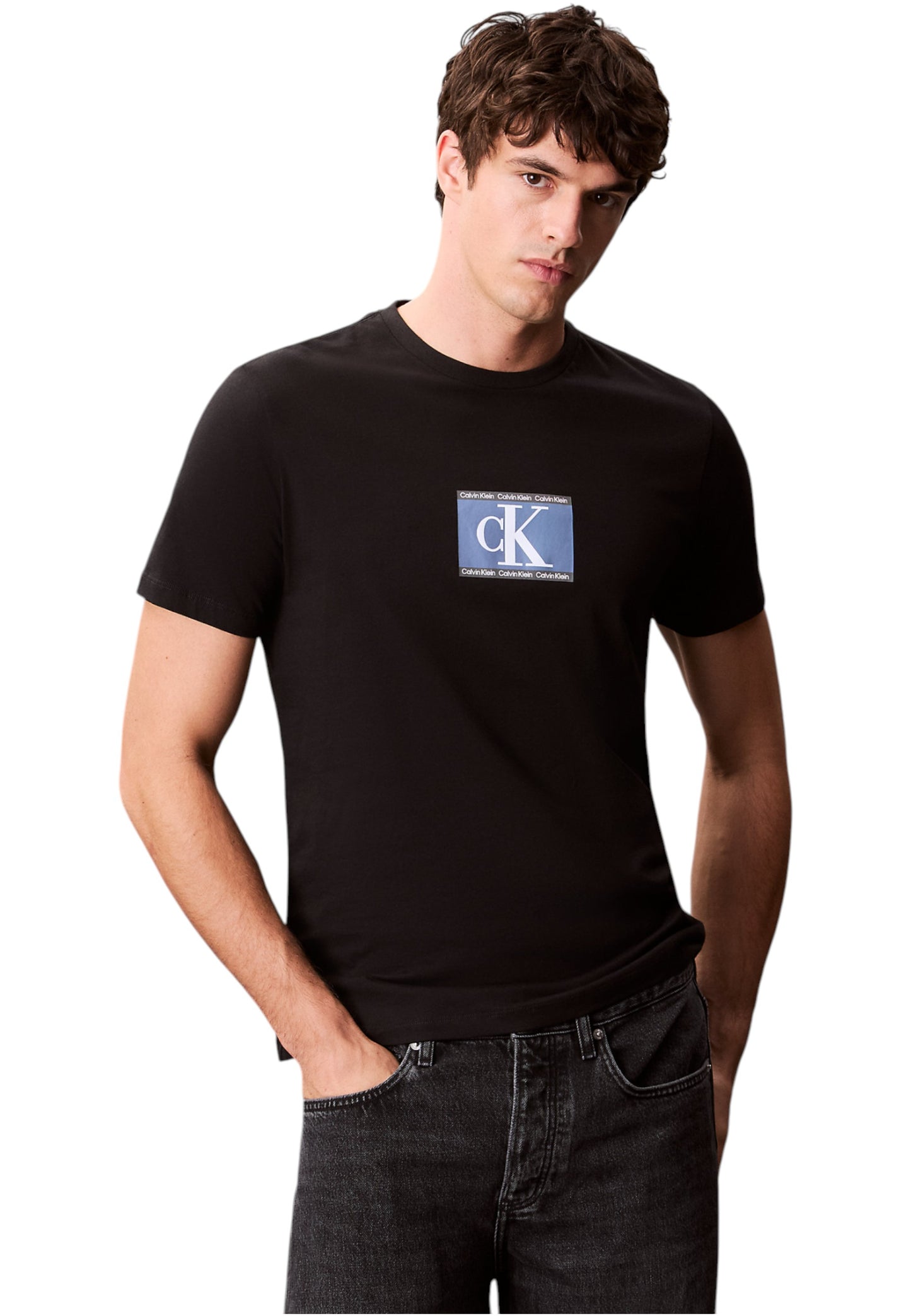 T-Shirt Manica Corta Uomo Calvin klein  30S Eu Sp Ck Box LV04RC854G