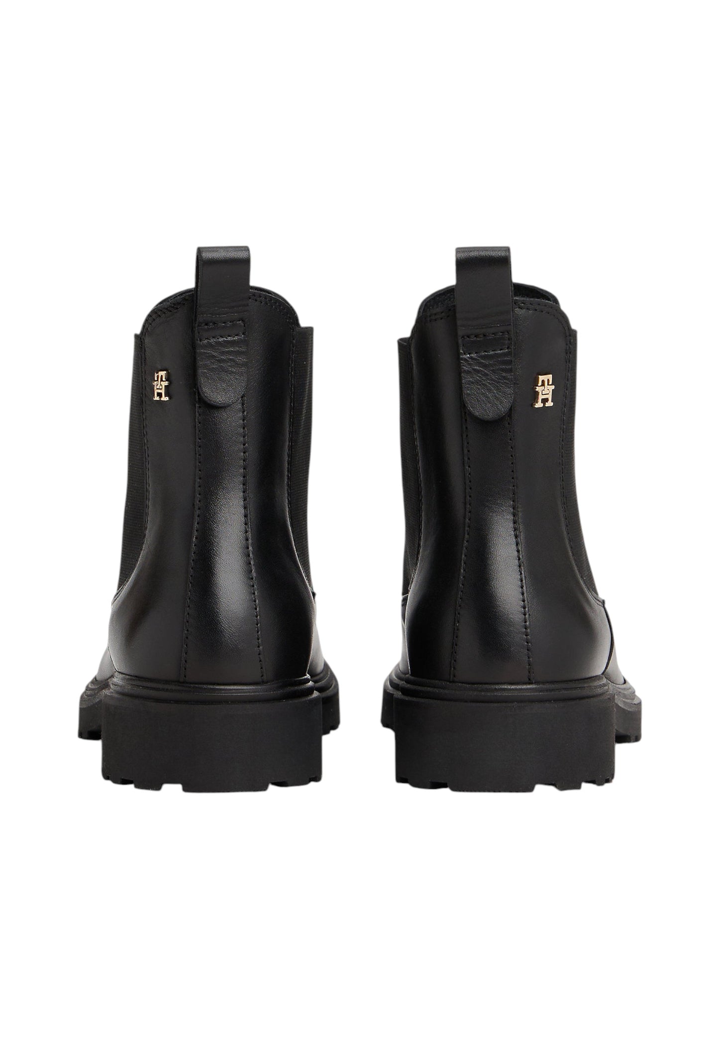 Stivaletti Chelsea Donna Tommy Hilfiger Th Leather Cleated FW0FW08766