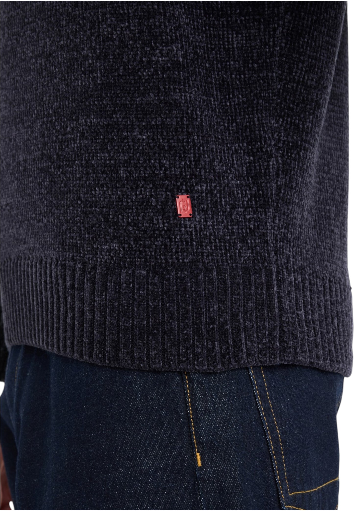 Maglione A Girocollo Uomo Liu Jo In Ciniglia QXX060MA29P