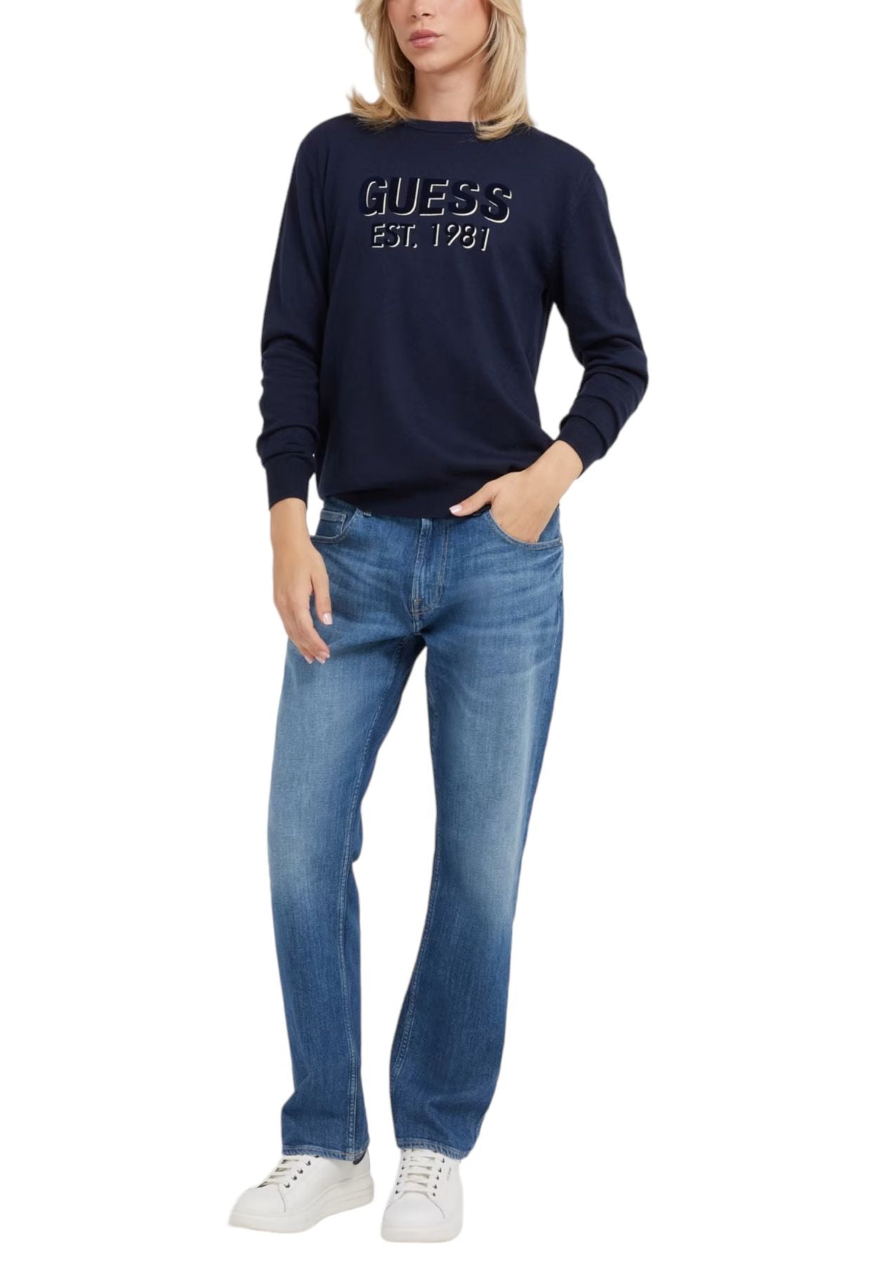Maglione A Girocollo Uomo Guess M3YR03Z3052