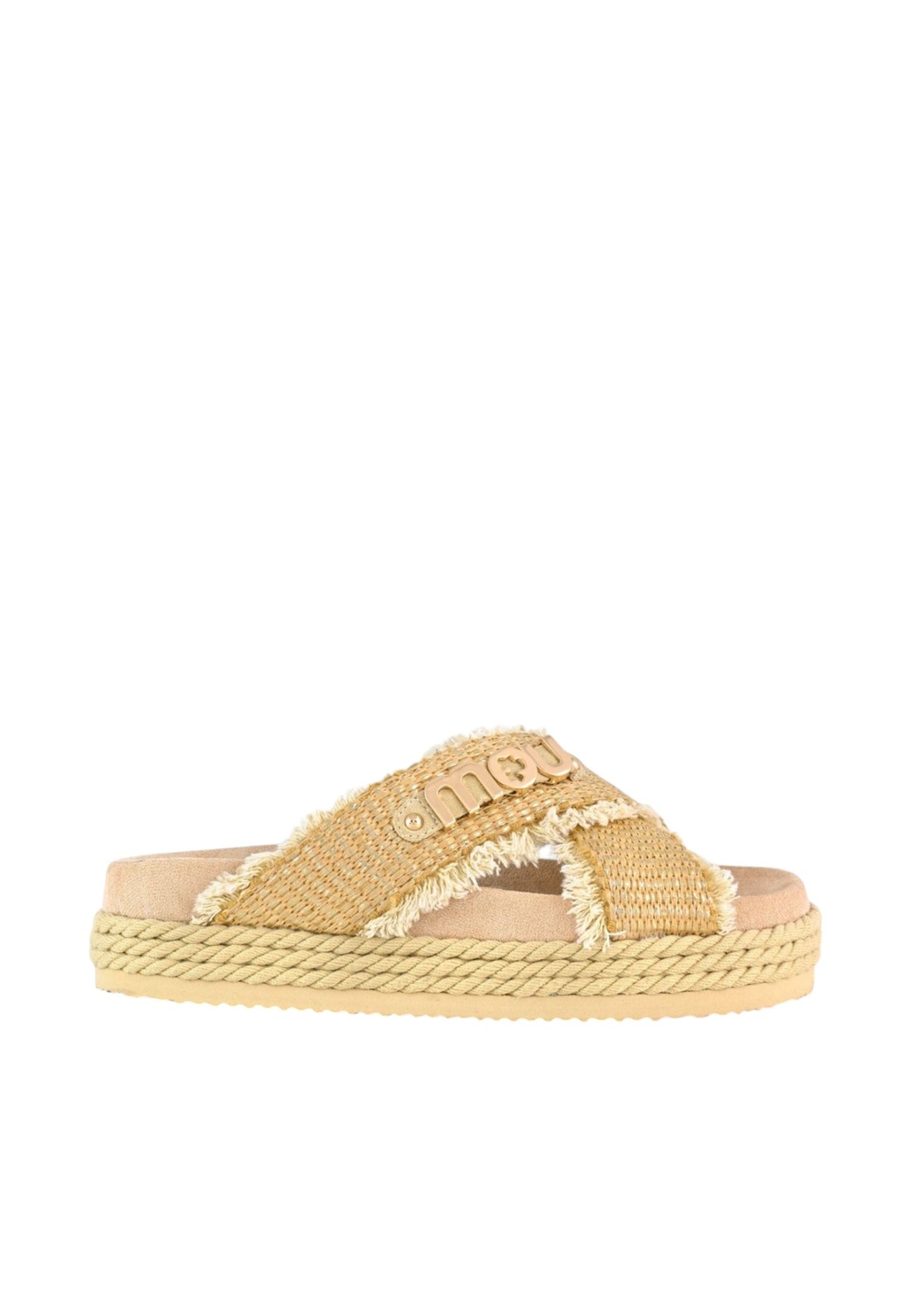 Sandali Donna Mou Criss-cross rope sandal raffia
