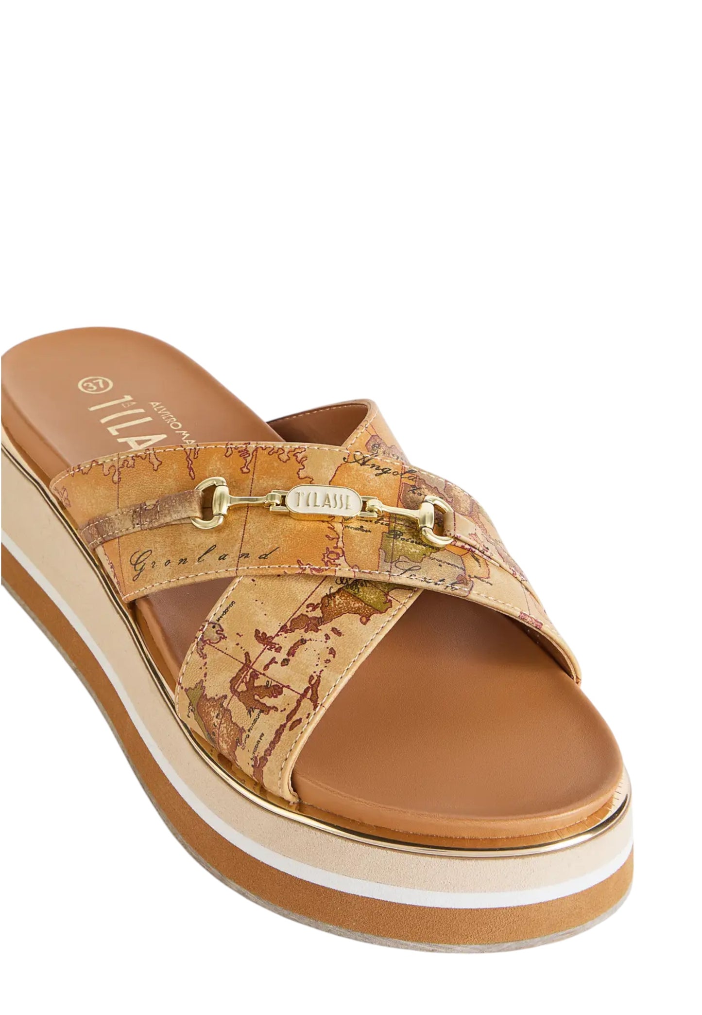 Sandali Con Zeppa Donna Alviero Martini