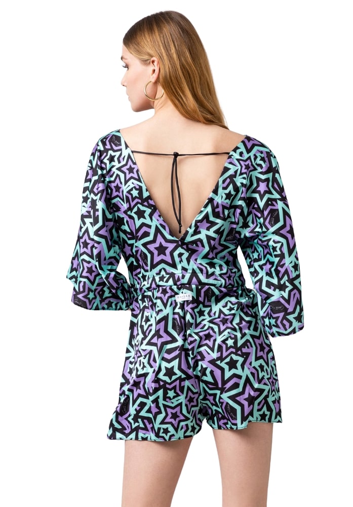 Tuta Jumpsuit Manica 3/4 Donna Gaelle Corta GBBD408FA