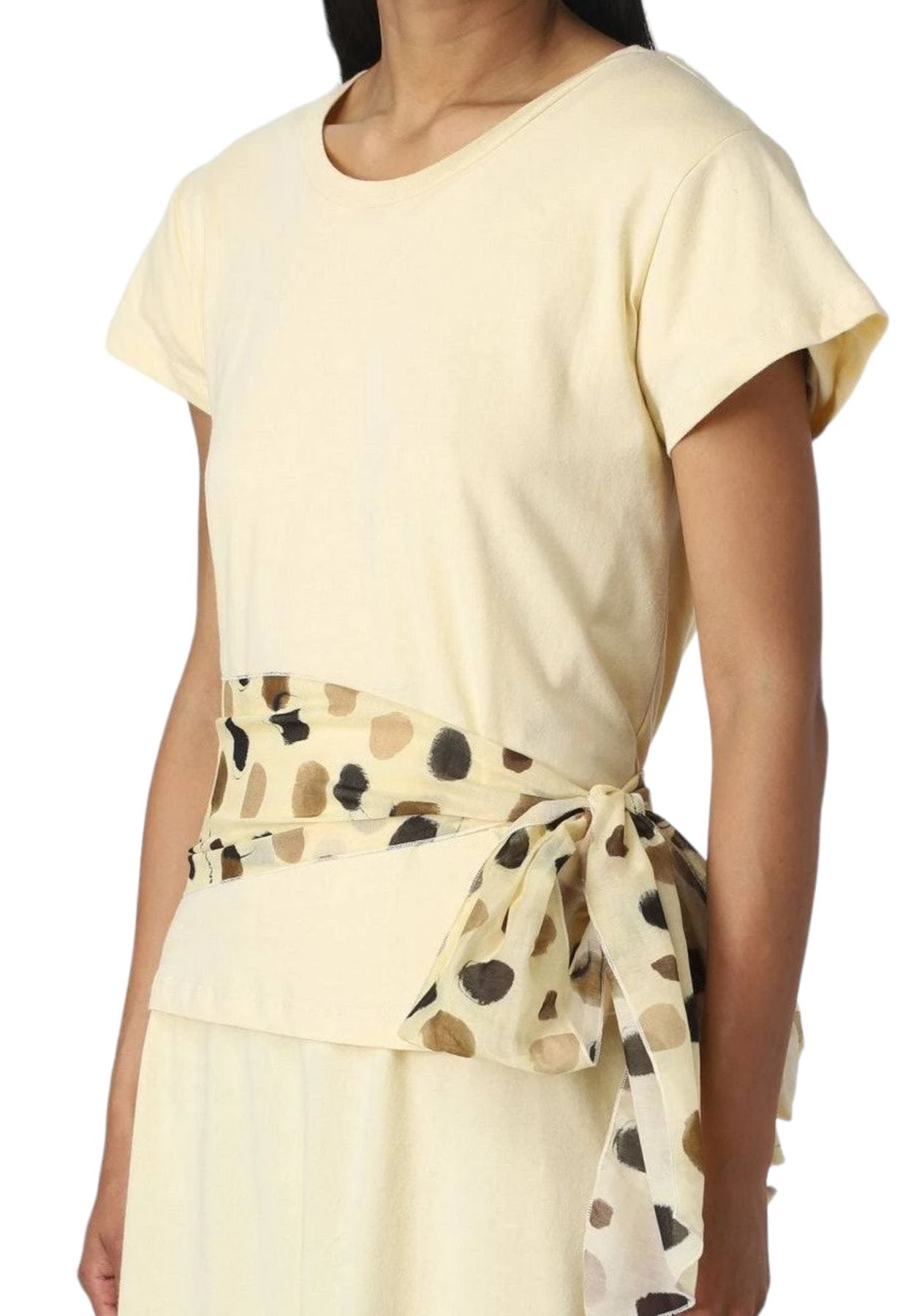 Blusa Donna Manila Grace Bimateriale S3JT093CU