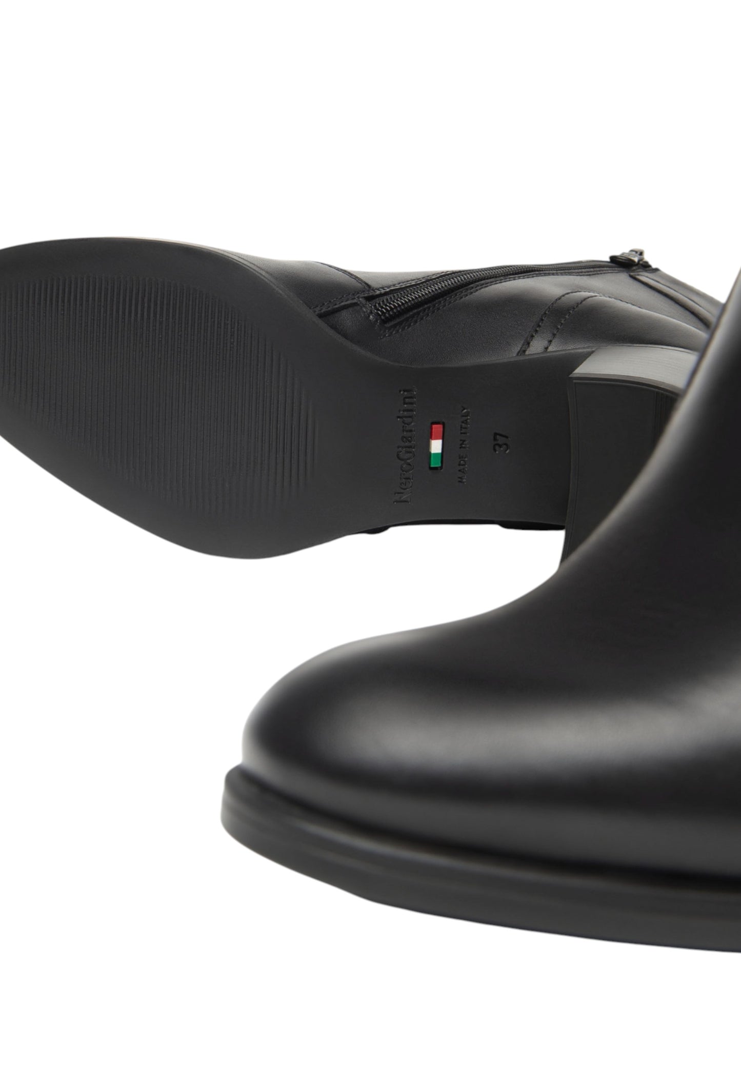 Stivaletti Tronchetti Donna Nero Giardini Tacco 7 CM I513850D