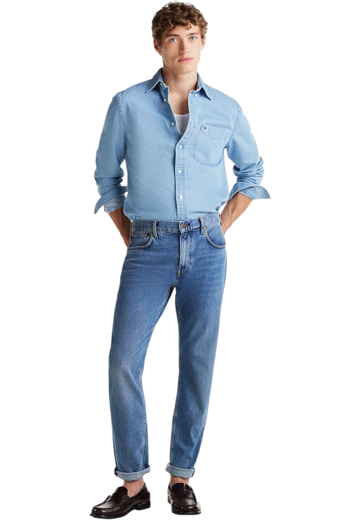 Jeans  Uomo Tommy Hilfiger  Tapered Harlem Str C