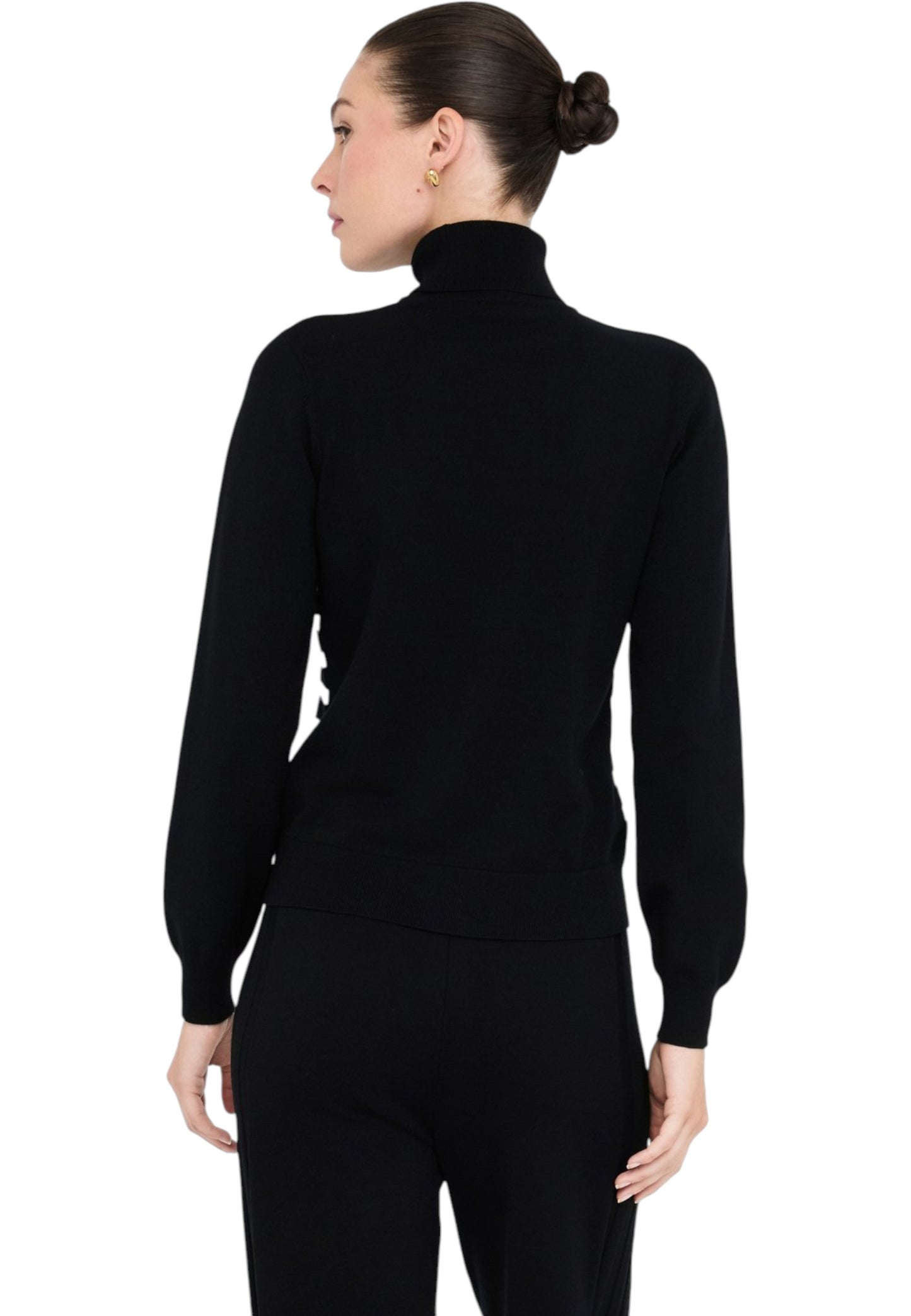 Maglia Collo Alto Donna Liu Jo A Righe TF5219MS63L