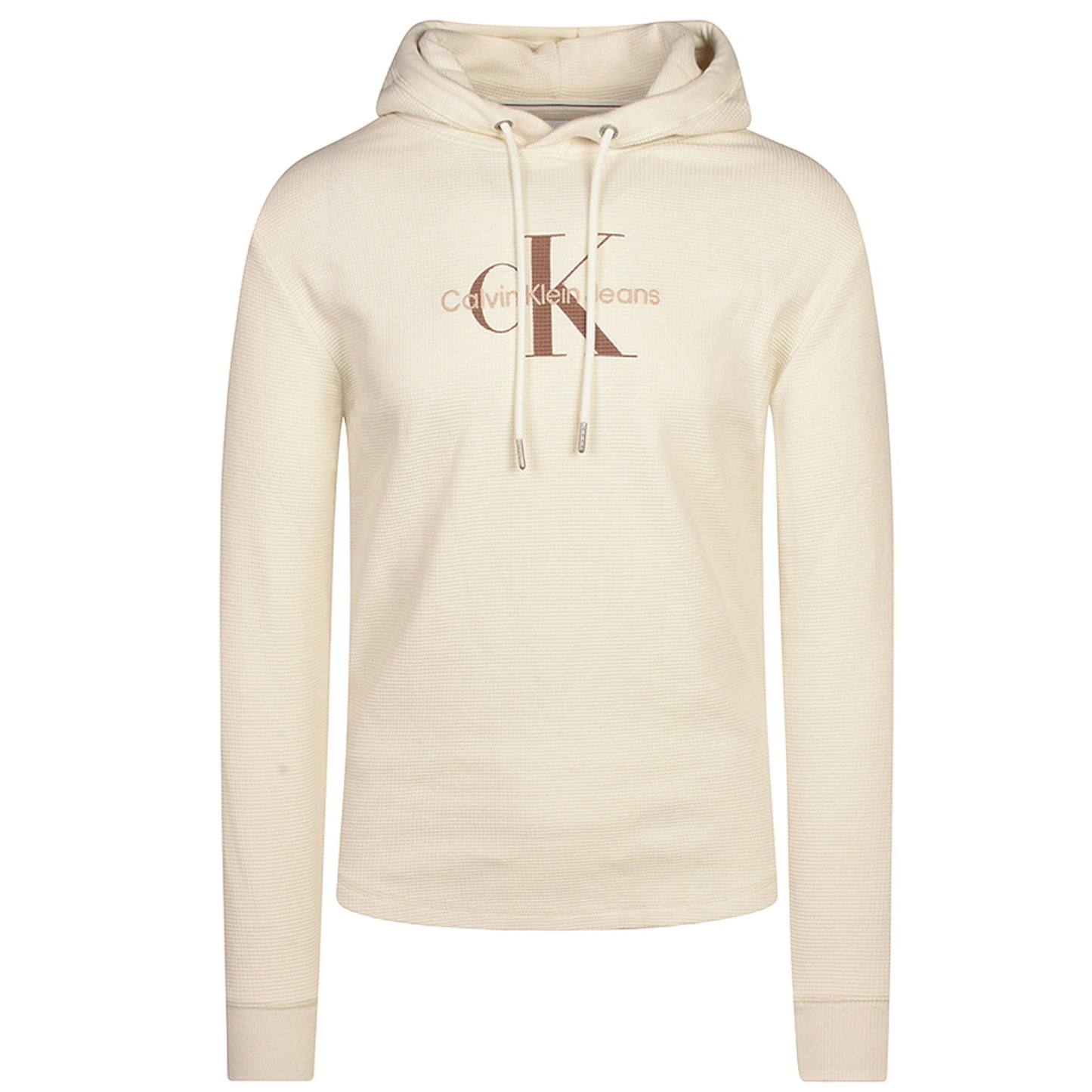 Felpa Con Cappuccio Uomo Calvin klein Jeans Archival Monologo Waffle J30J322701