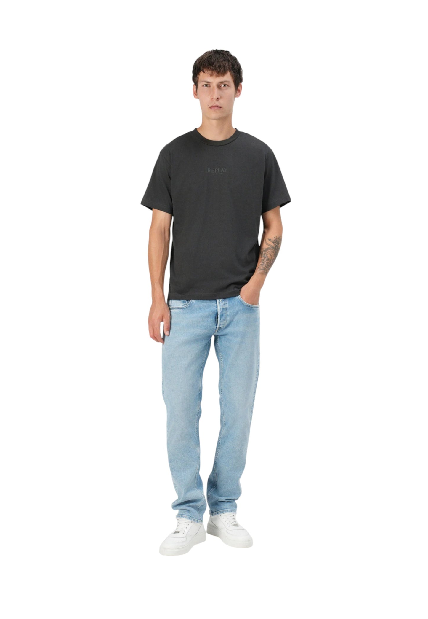 Jeans Straight Fit Uomo Replay  Grover MA972Z.000.261 C42